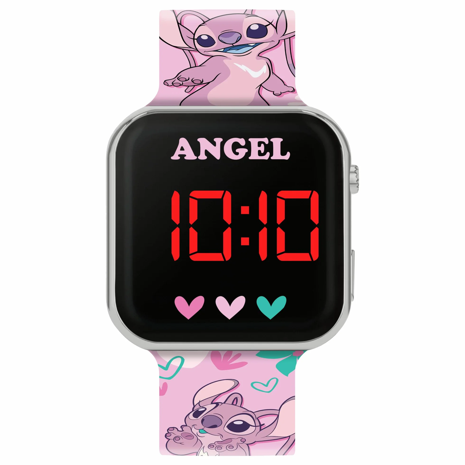 Disney Lilo i Stitch Zegarek z pasem LED LAS4087