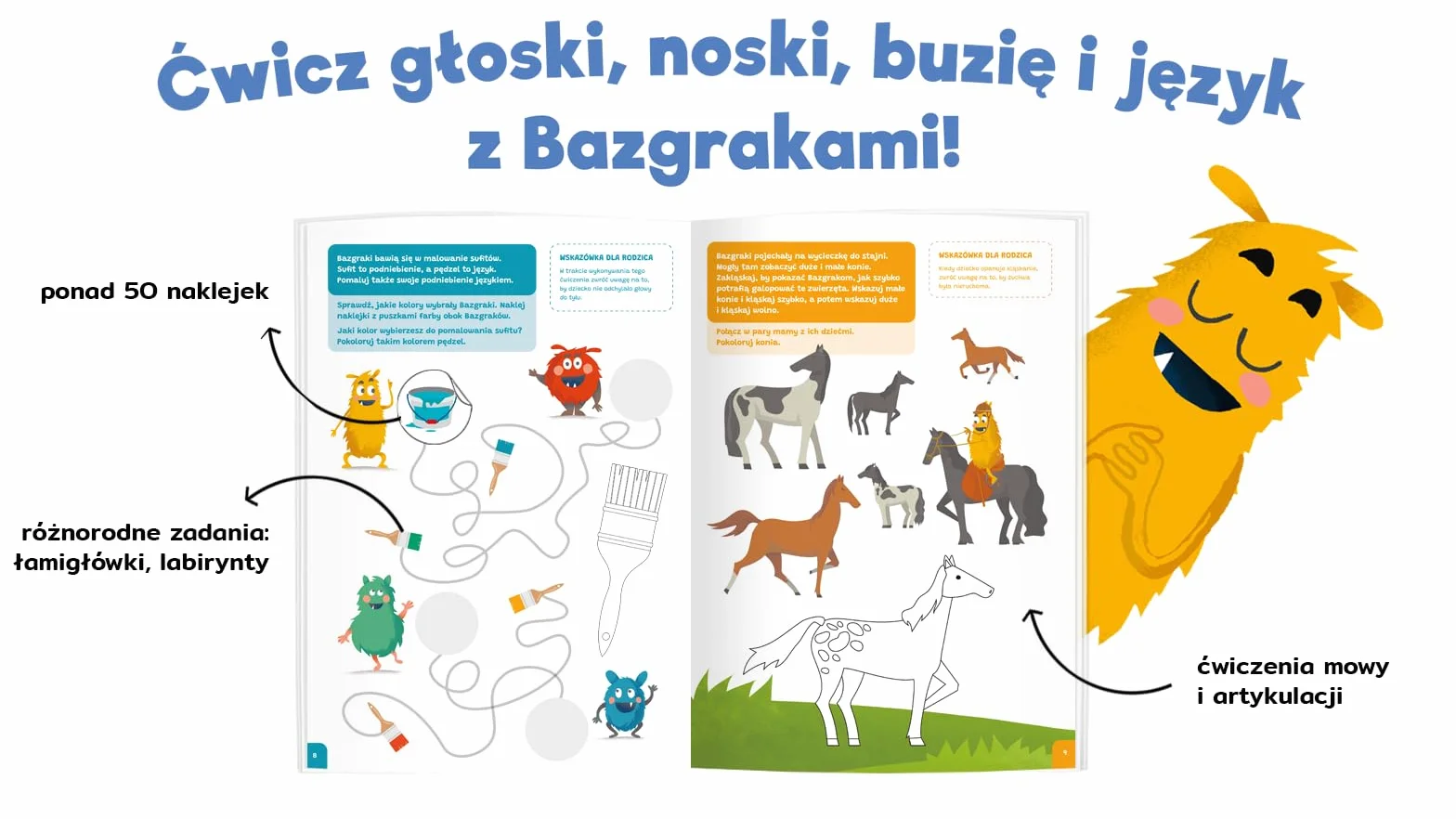 BAZGRAKI I GIMNASTYKA JĘZYKA. ĆWICZENIA LOGOPED