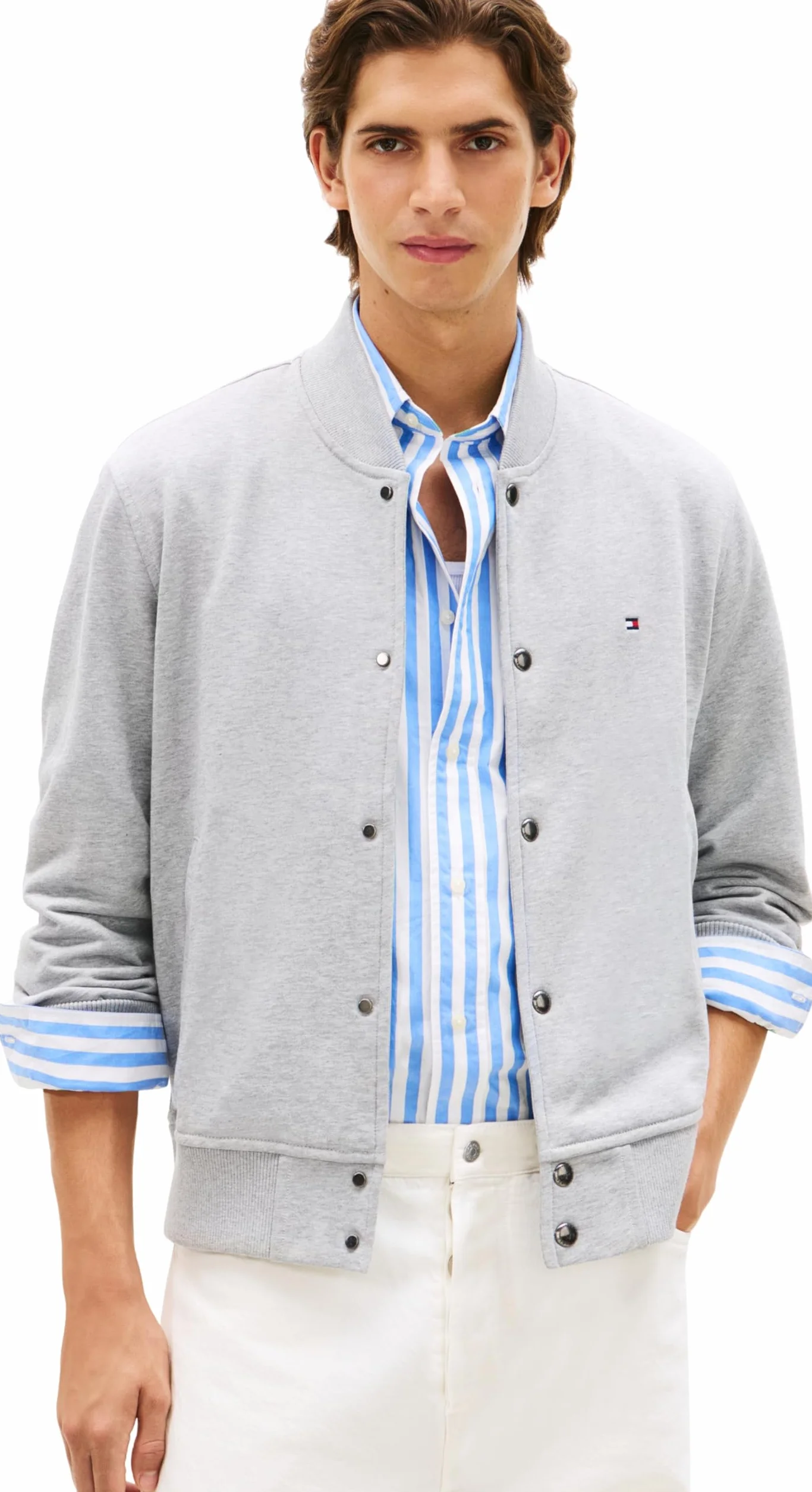 Tommy Hilfiger Inne bluzy Mężczyźni Essential Terry Bomber Jacket Mw0mw42470