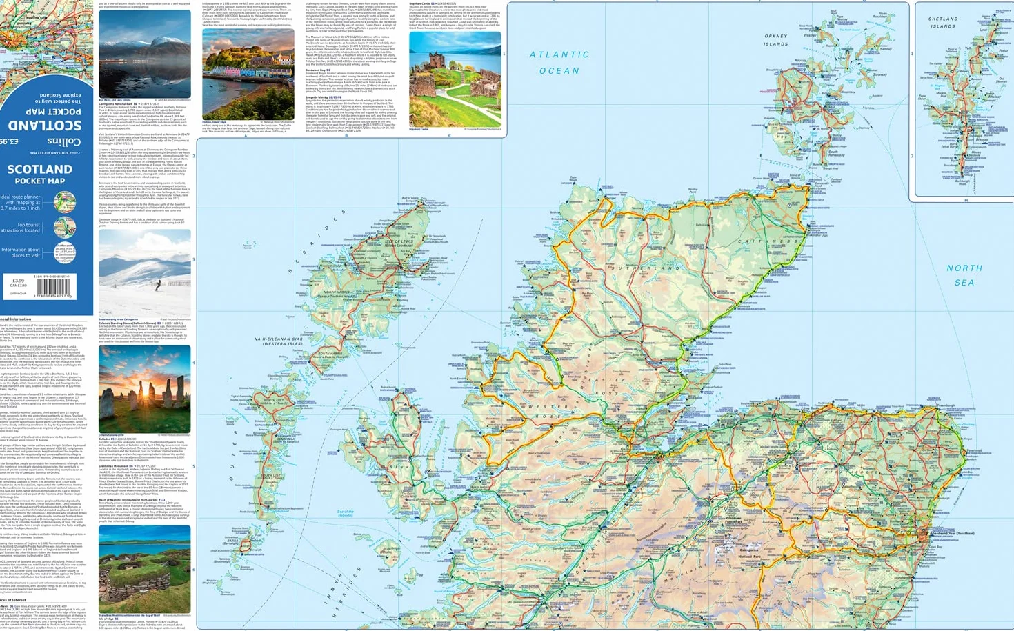 Scotland Pocket Map: The perfect way to explore Scotland