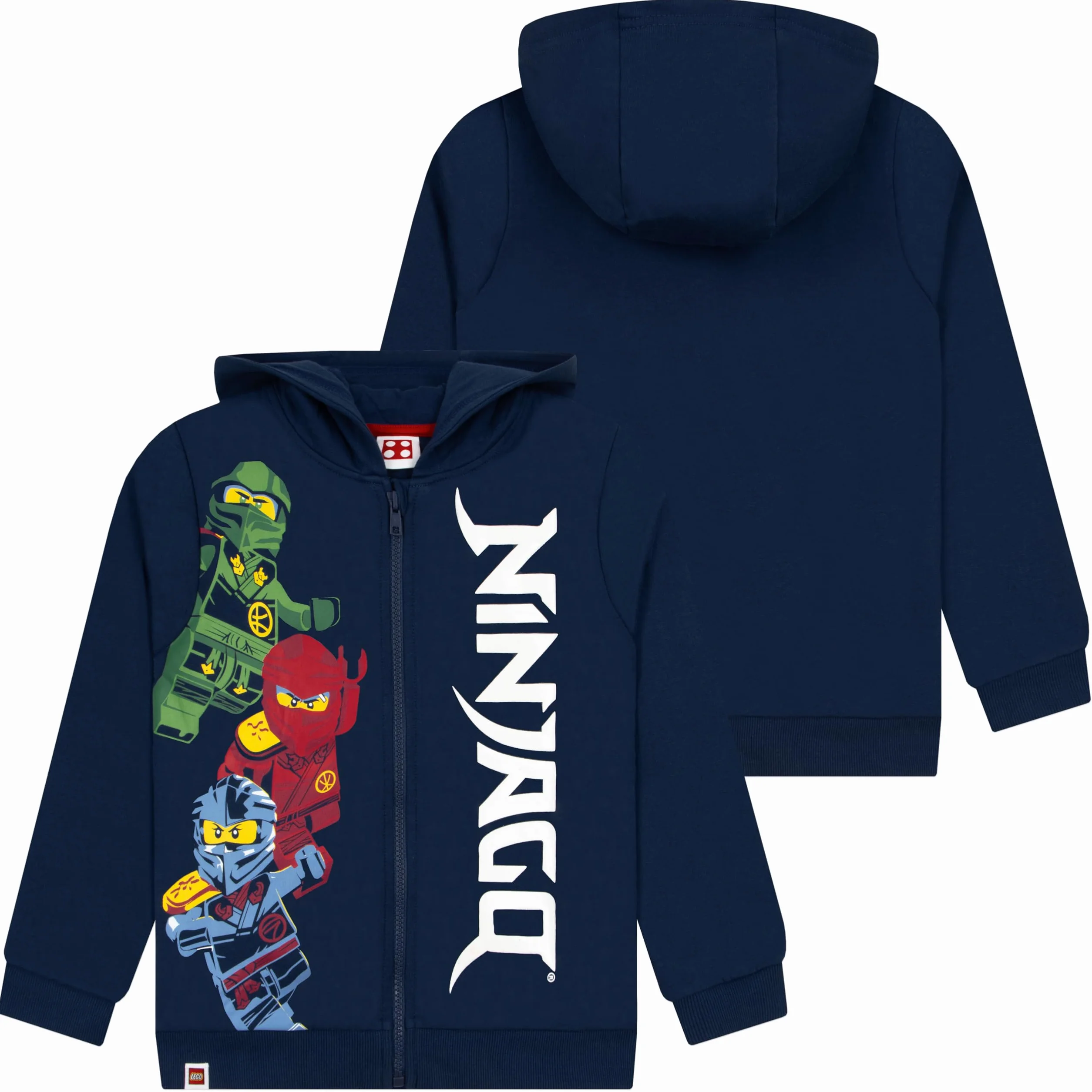 Bluza z kapturem Lego Ninjago | Ubrania Ninjago dla chłopców | Dziecięca bluza Ninja | Wiek od 5 do 13 lat