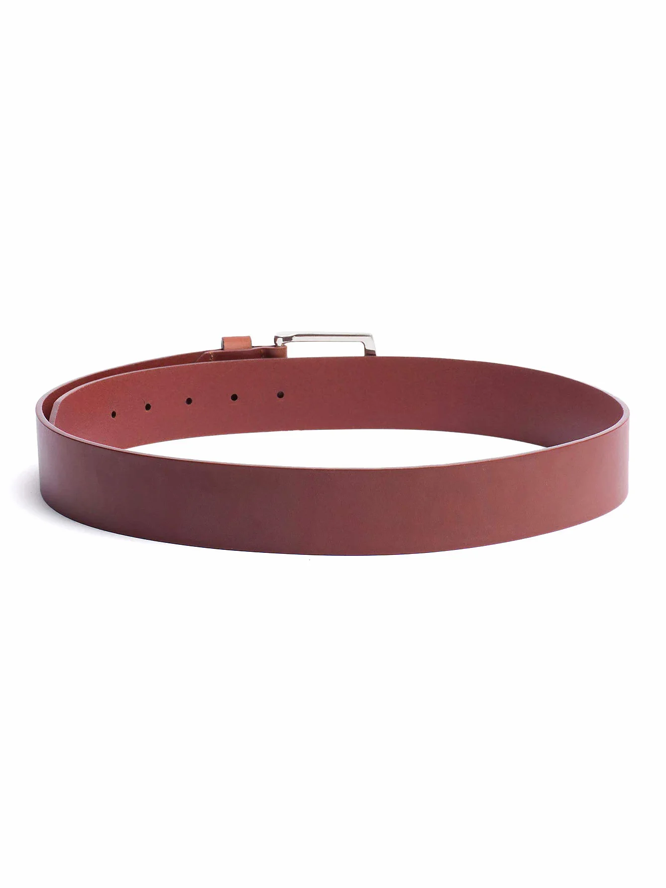 Tommy Hilfiger Denton Flag Logo Leather Pasek, Brązowy (Dark Tan), 105 cm