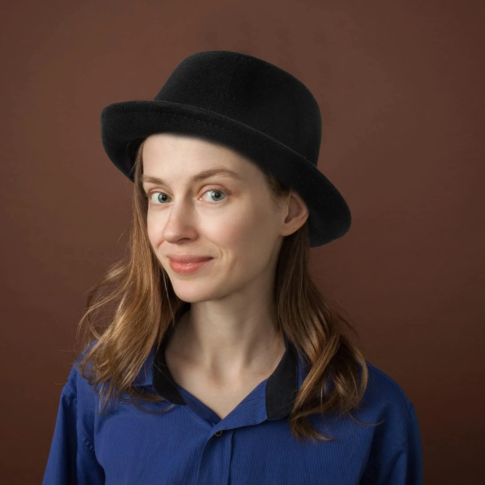 GEMVIE Klasyczny Unisexowy Kapelusz Pork Pie - 100% Wełna, Felt Fedora, Stylowy Trilby, Tradycyjny Fason