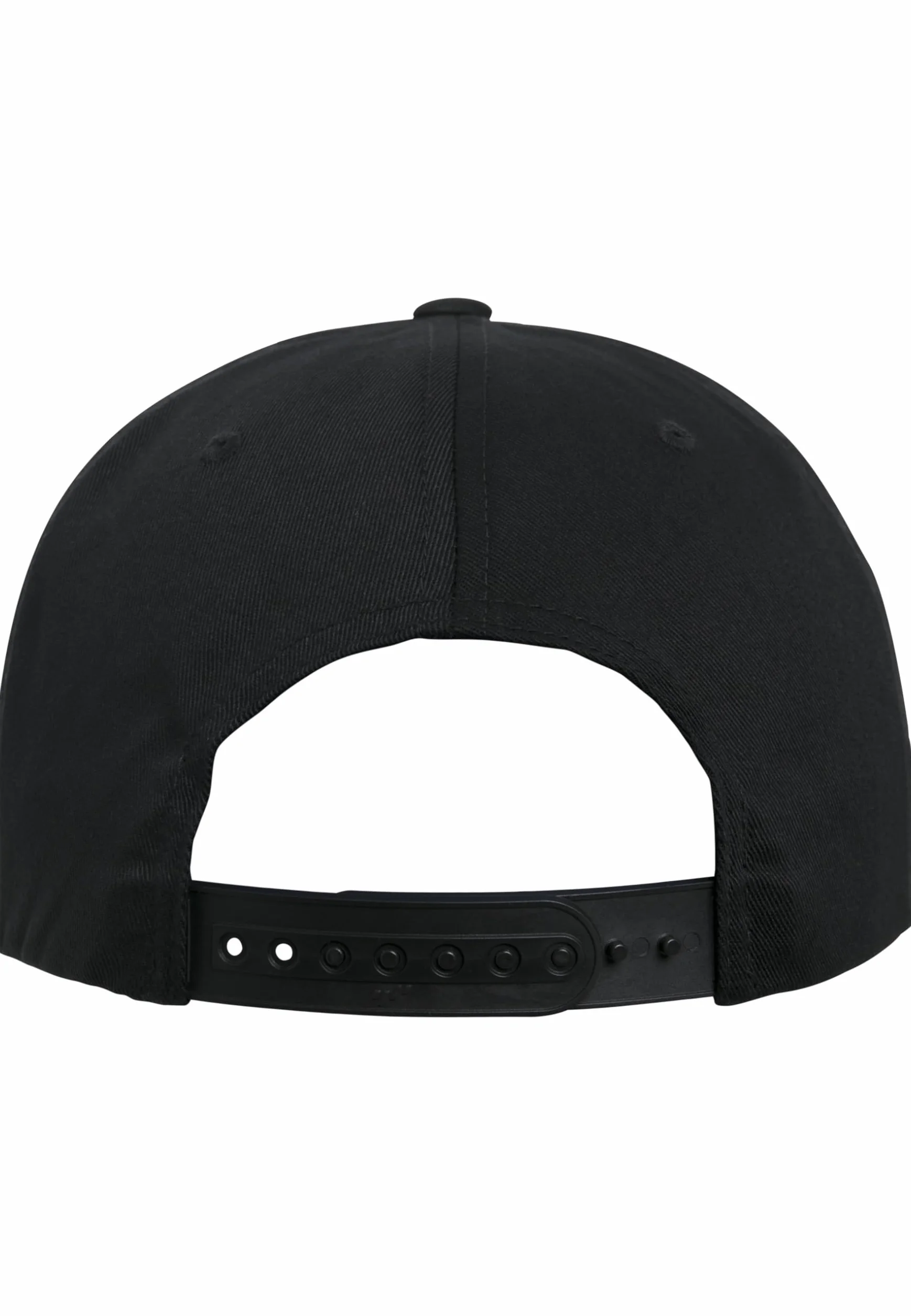 Yupoong Flexfit czapka z daszkiem unisex z organicznej bawełny z prostym daszkiem, organiczna bawełniana czapka baseballowa, regulowany rozmiar, rozmiar uniwersalny, jeden rozmiar, czarny, Rozmiar