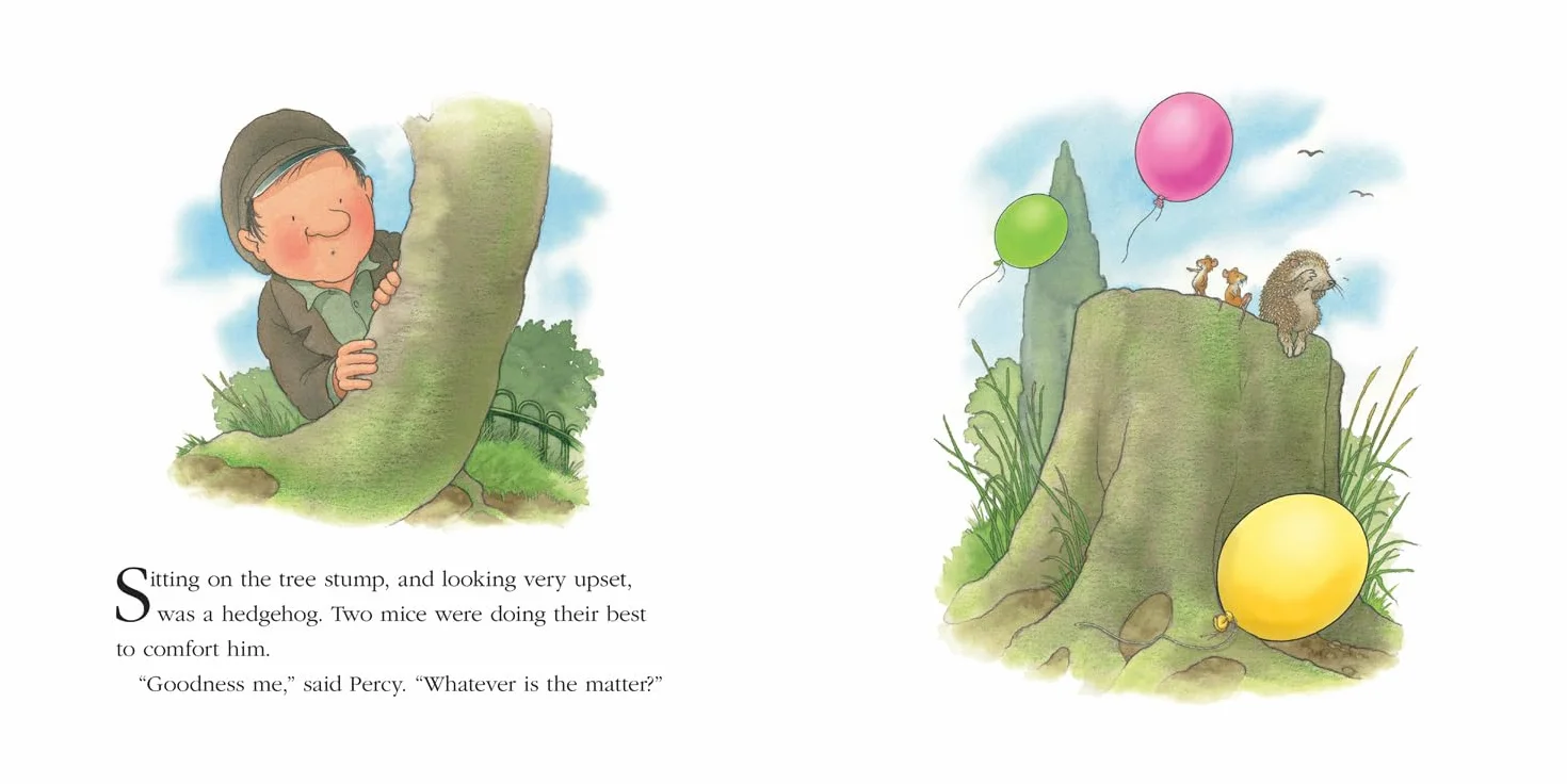Hedgehog’s Balloon: A funny illustrated children’s picture book about Percy the Park Keeper from the bestselling creator of One Snowy Night