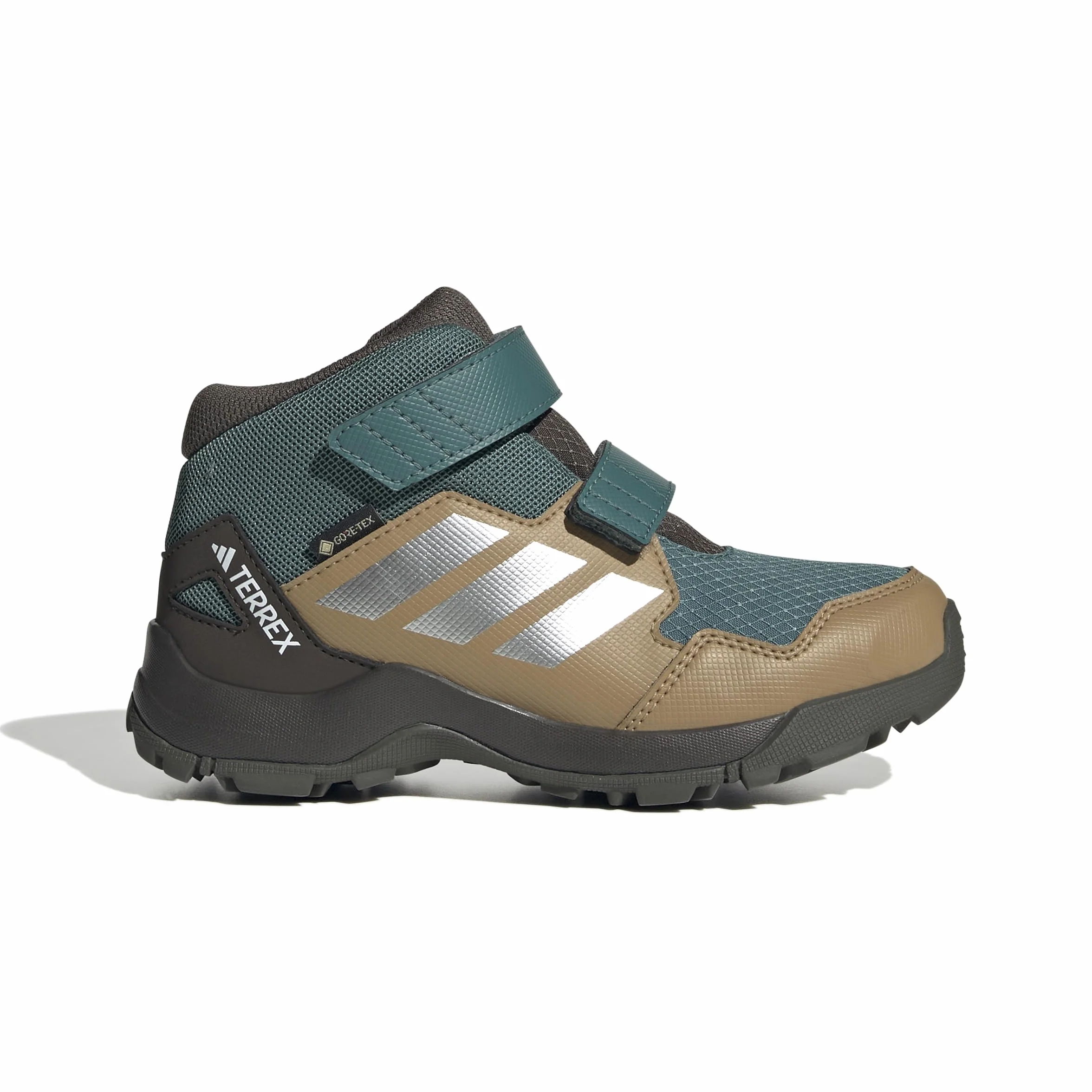 adidas Uniseks - dzieci Terrex Skychaser Mid GORE-TEX Hiking Shoes Kids, preloved teal/matte silver/cardboard, 36 2/3 EU