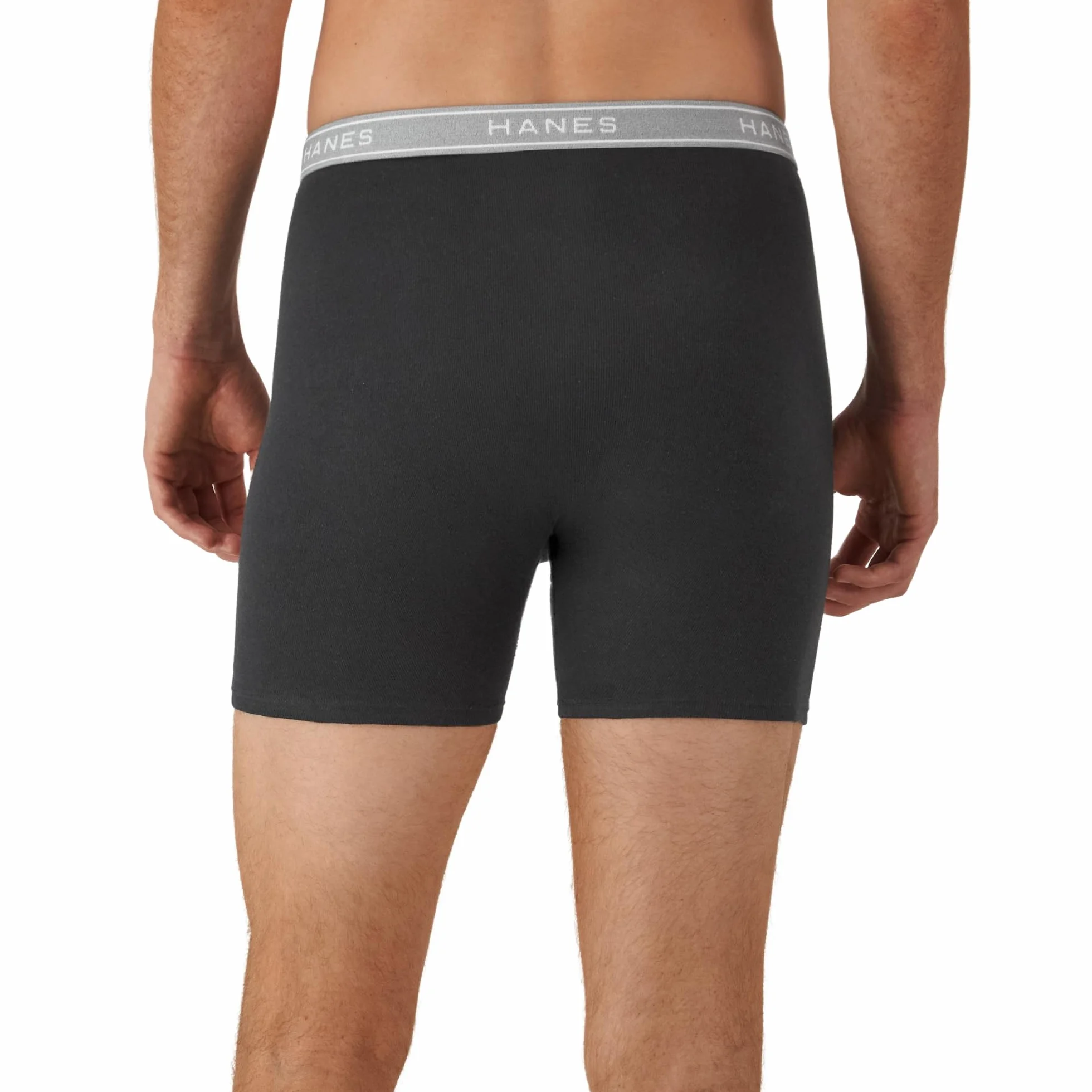 Hanes Krótkie bokserki Mężczyźni Hanes męskie bokserki Tagless bokserki, 6 sztuk (6 w zestawie)