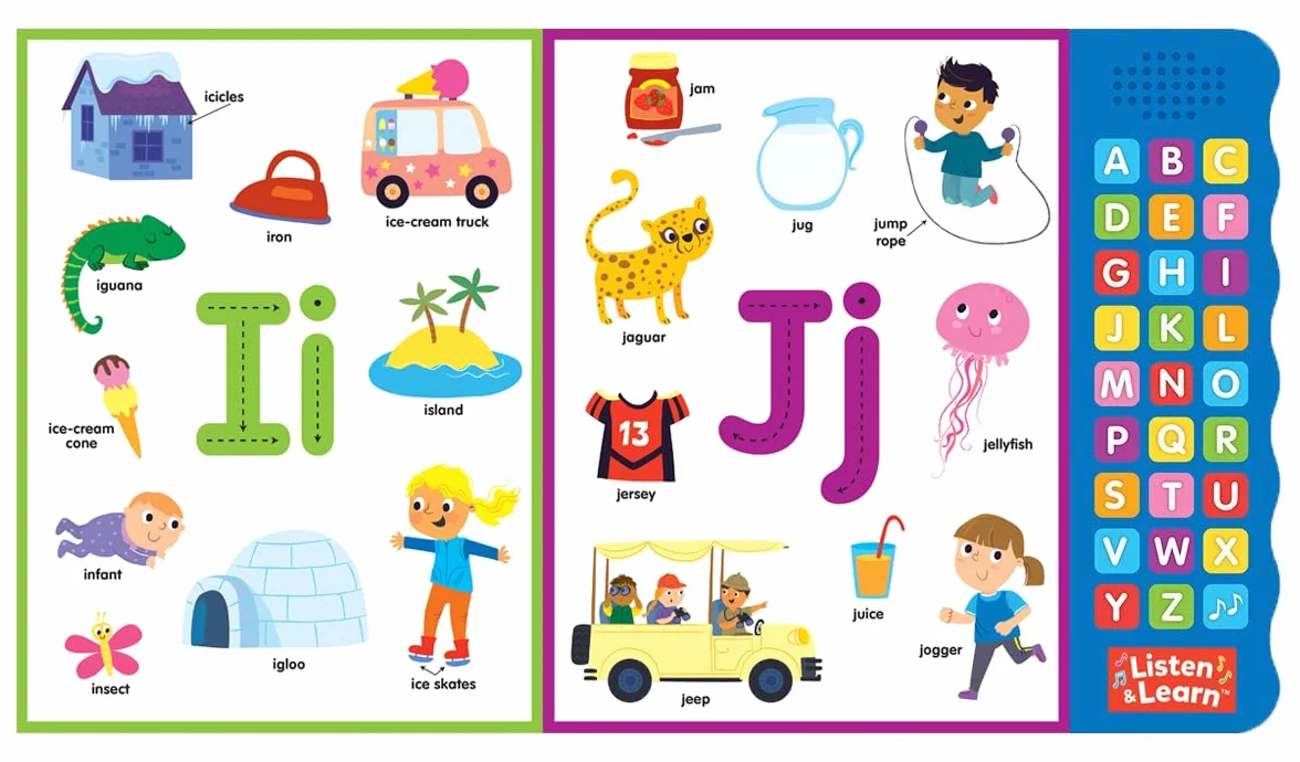 27-Button Sound Book Let's Learn ABCs