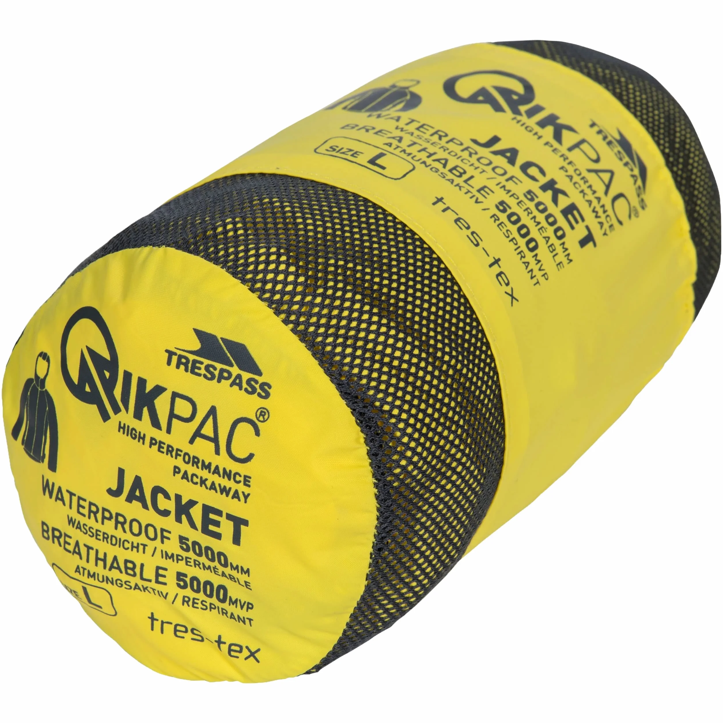 Trespass Damska wodoodporna kurtka Packaway Qikpac