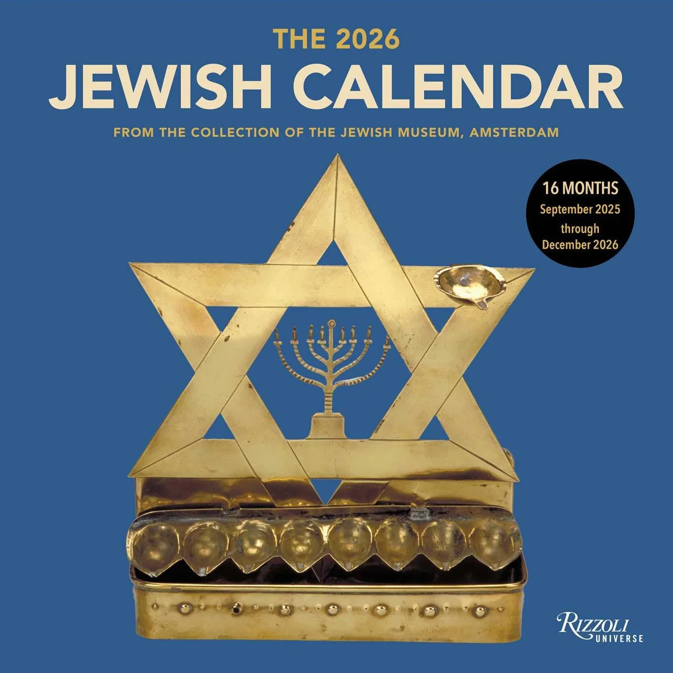 The Jewish Calendar 2025–2026 (5786) 16-Month Wall Calendar: Original Universe-Kalender [Mehrsprachig] [Kalender]