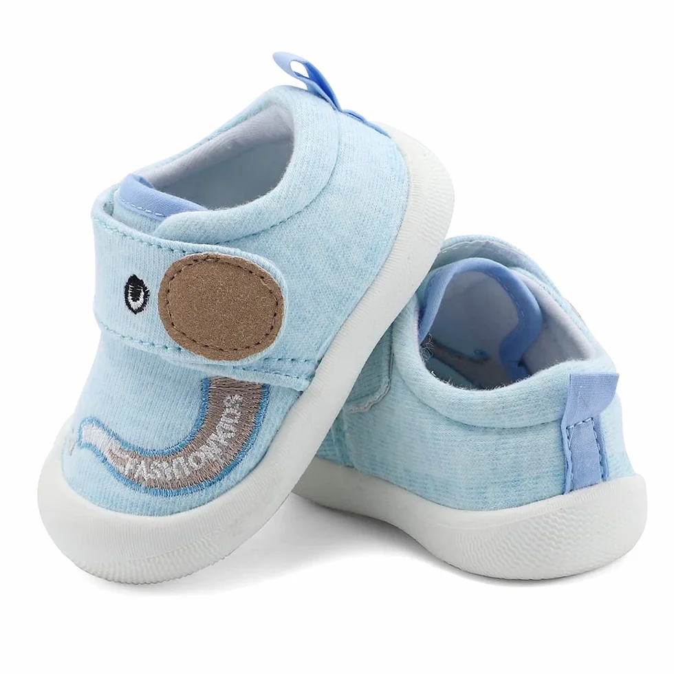 MASOCIO Unisex buty do chodzenia dla chłopców i dziewczynek, kreskówka, niemowlę, gumowe, antypoślizgowe buty do chodzenia