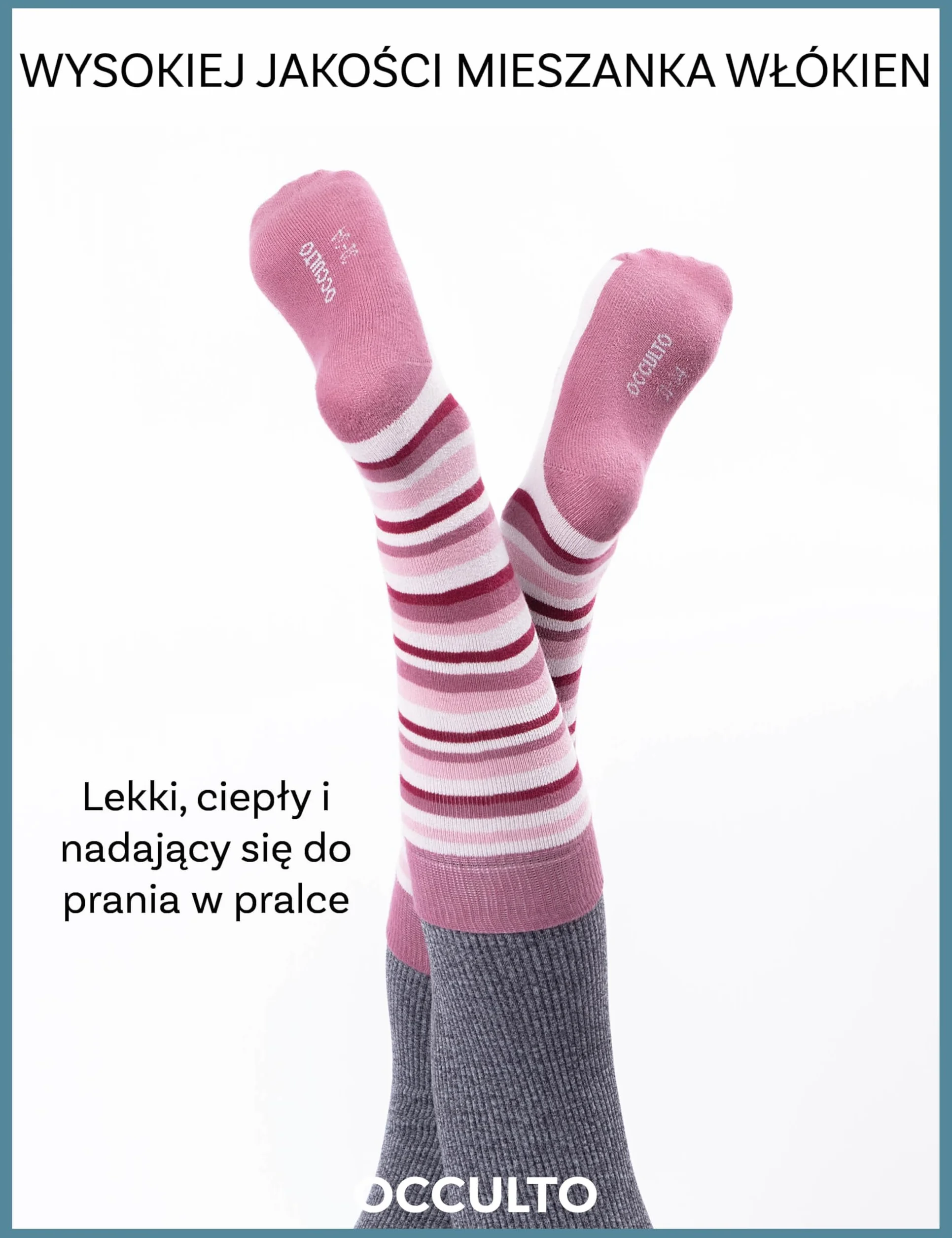 Occulto skarpety narciarskie chłopcy & dziewczynki 2 pak (model: Mondi)