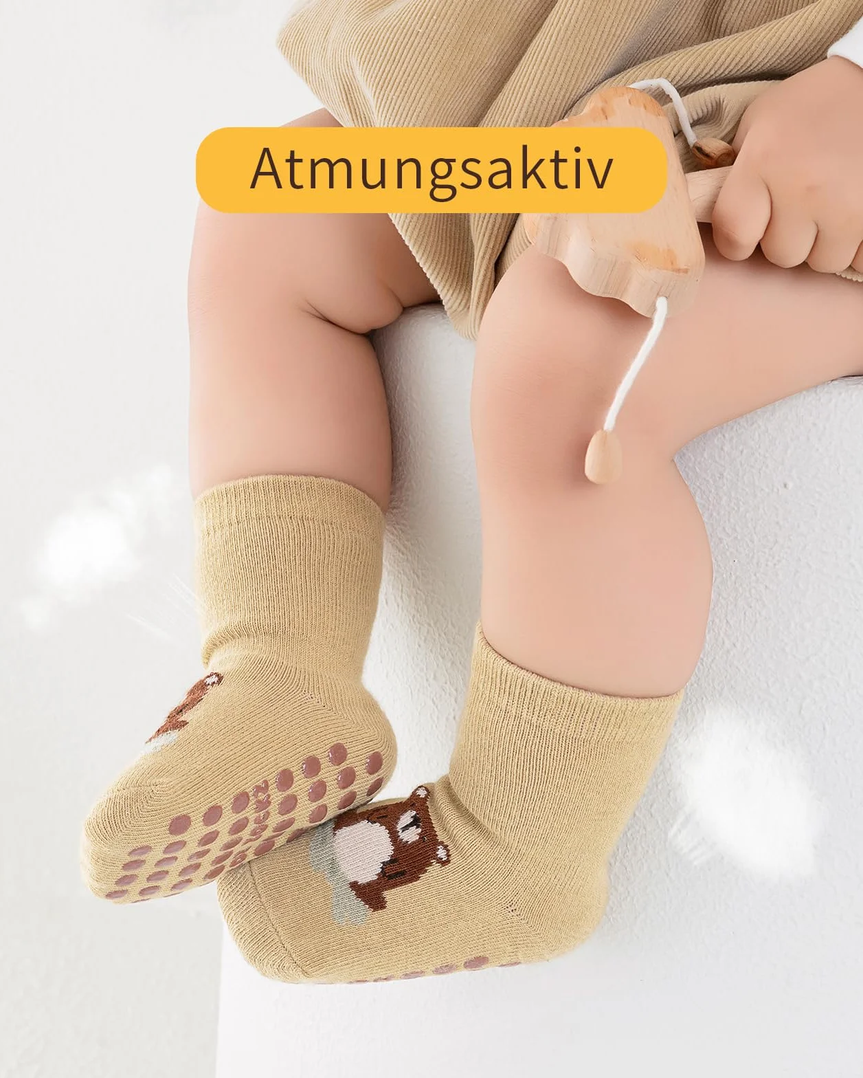 Kyopp 5/10 par skarpetek niemowlęcych ABS antypoślizgowe skarpety z motywami zwierzęcymi stoperami bawełna Crew Socks