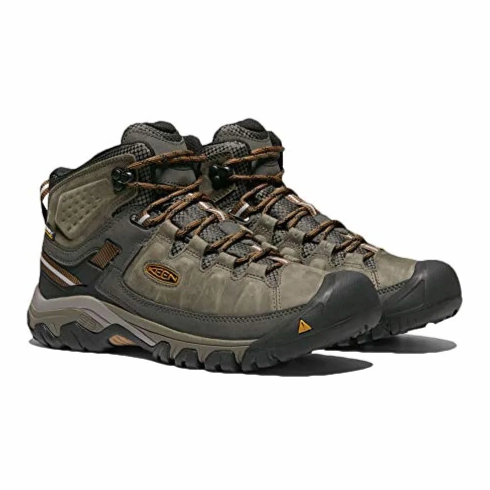 Keen Męskie buty trekkingowe Targhee Iii Mid Wp, brązowe, wielokolorowa, 42 EU