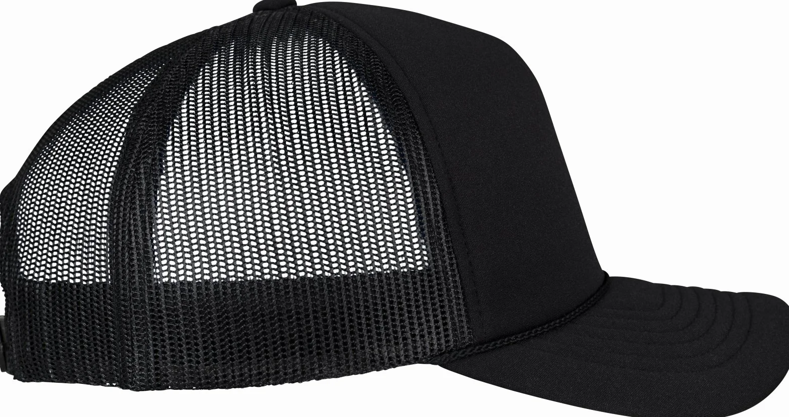 FlexFit Foam Trucker Curved Visor czapka z daszkiem, uniseks czarny czarny jeden rozmiar