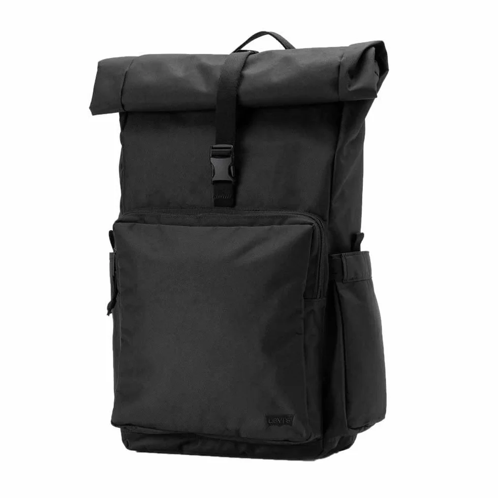 Levi's L - Pakiet Roll-Top, Plecaki dla mężczyzn, Regular Black, Jeden rozmiar, Regular Black, Taille unique