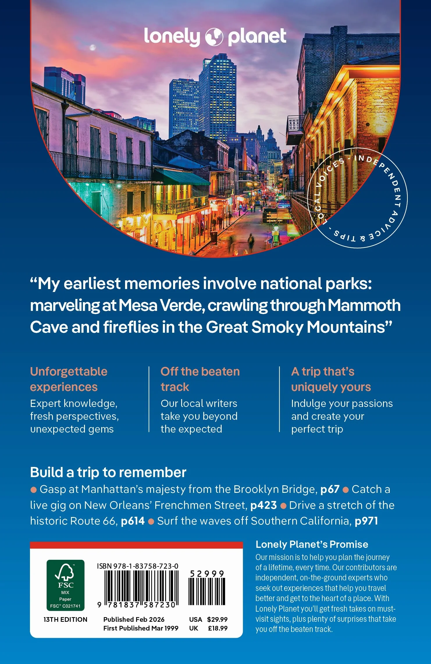 USA 13ed -anglais-: 2026 - 2027 Travel Guide | Plan the Trip of a Lifetime | Detailed Itineraries & Maps | Insider Tips | Covers New York, California, Washington, DC and more