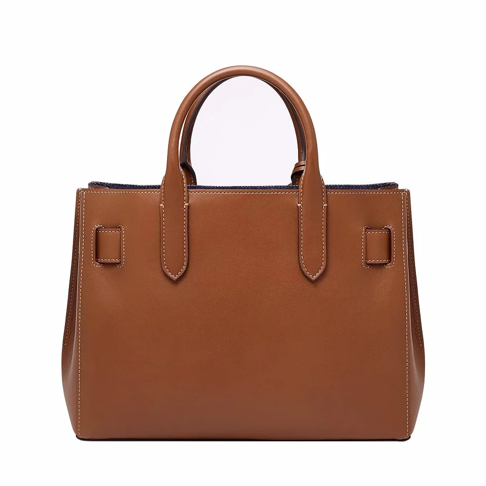 Fossil Damska torba Gilmore brązowa skórzana Satchel ZB1931200
