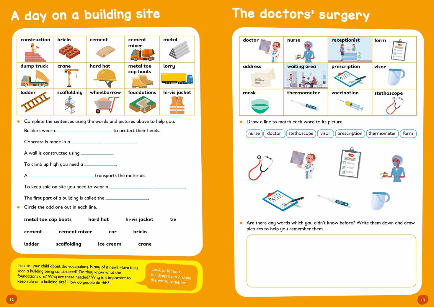Vocabulary Activity Book Ages 5-7