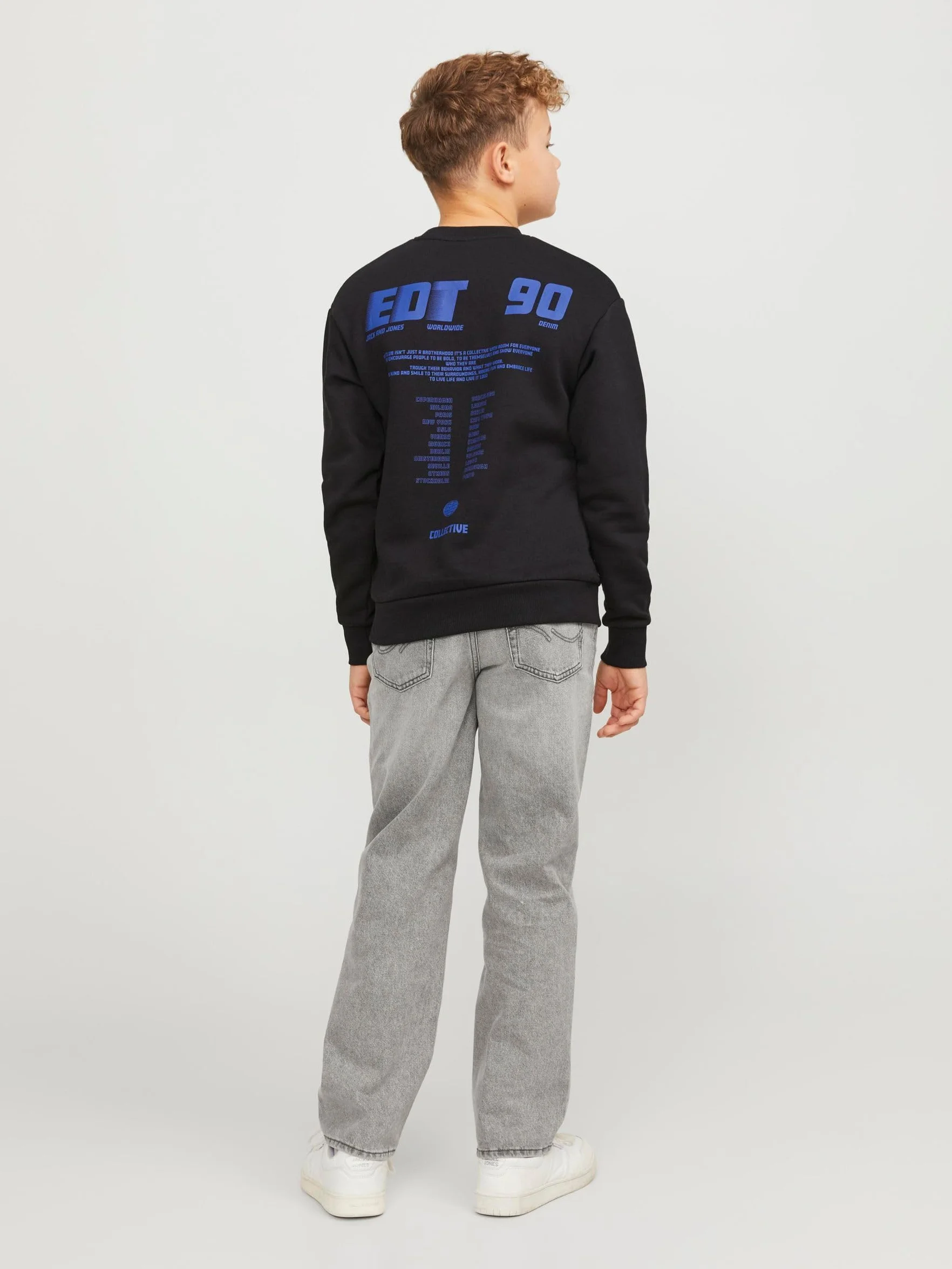 JACK & JONES Jjichris Jjoriginal Mf 928 Noos Jnr - spodnie jeansowe Chłopcy