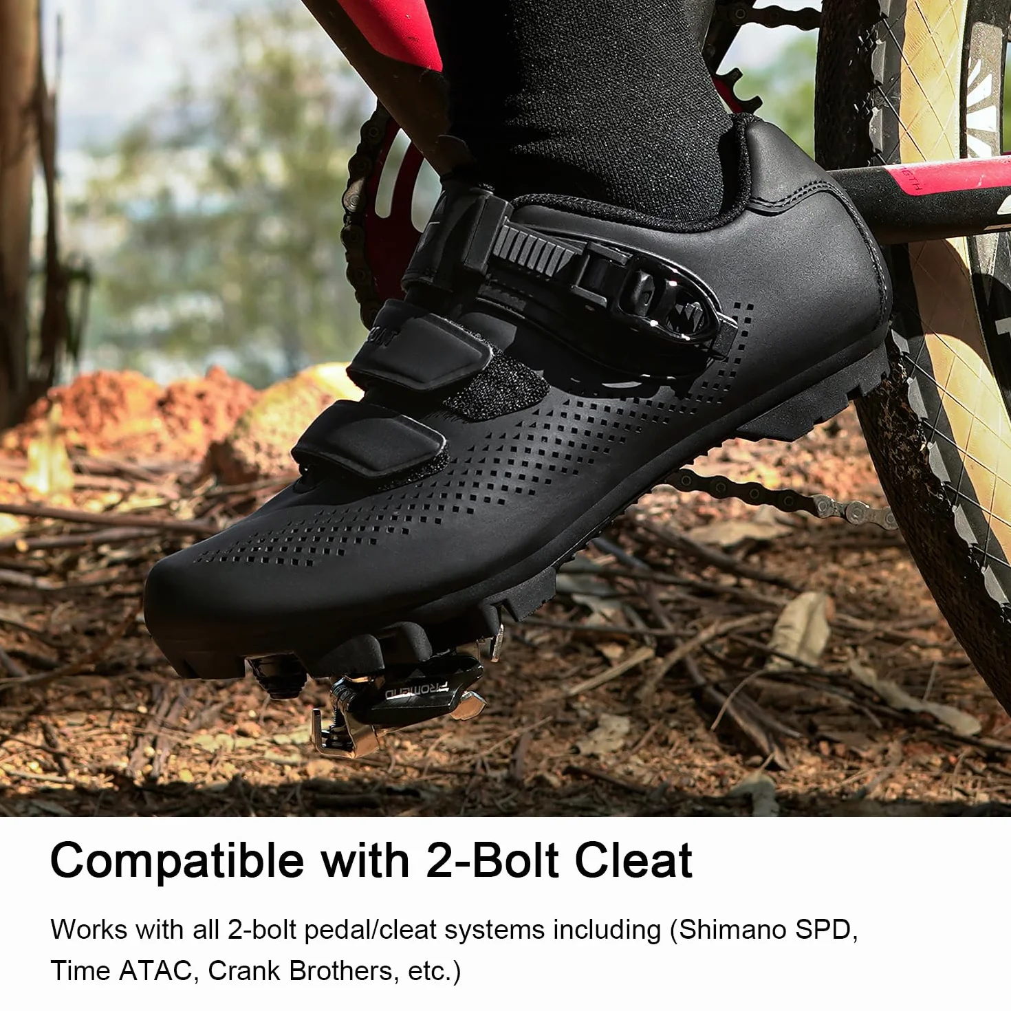 Męskie buty do roweru górskiego, damskie, buty MTB, buty do treningu domowego, kompatybilne z Shimano SPD 2, pedały z kolkami, buty do sportów rowerowych, dla mężczyzn i kobiet, do użytku wewnątrz