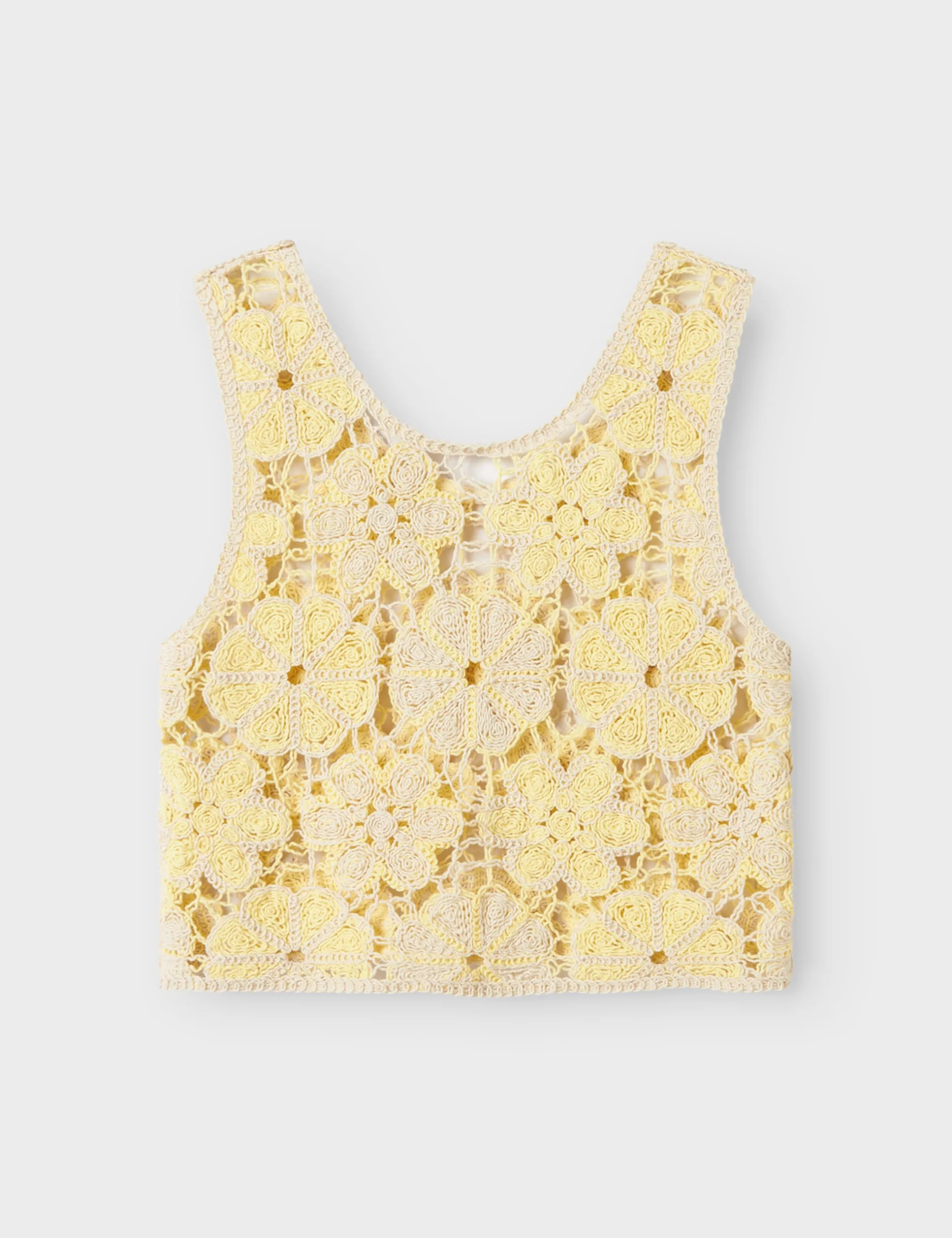 NAME IT Nkfheka SL topy dziewczęce, Cytryna Meringue., 146-152