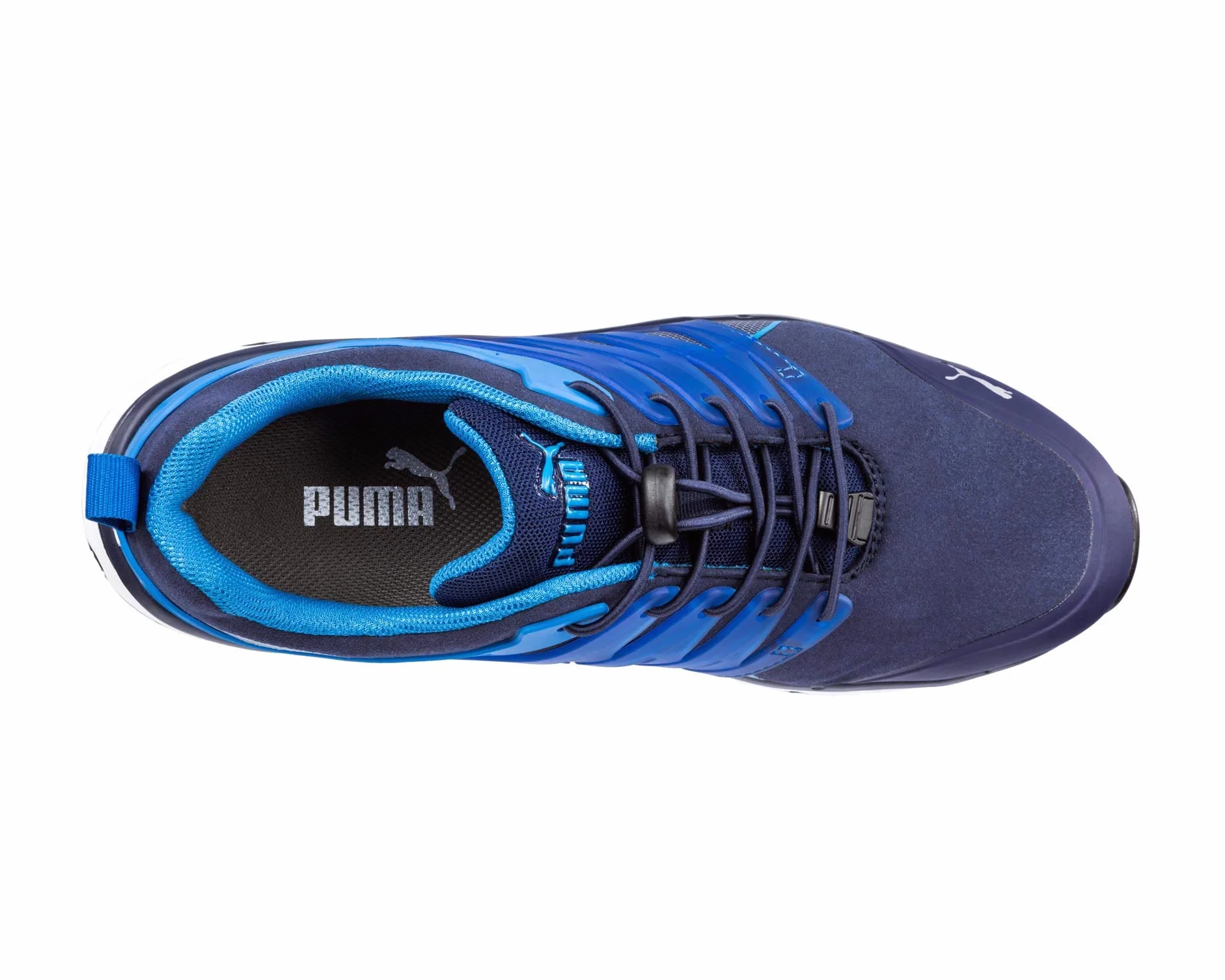 PUMA Safety Velocity 2.0 Blue Low buty robocze, buty ochronne, S1P SRC, czapka z włókna szklanego dla mężczyzn
