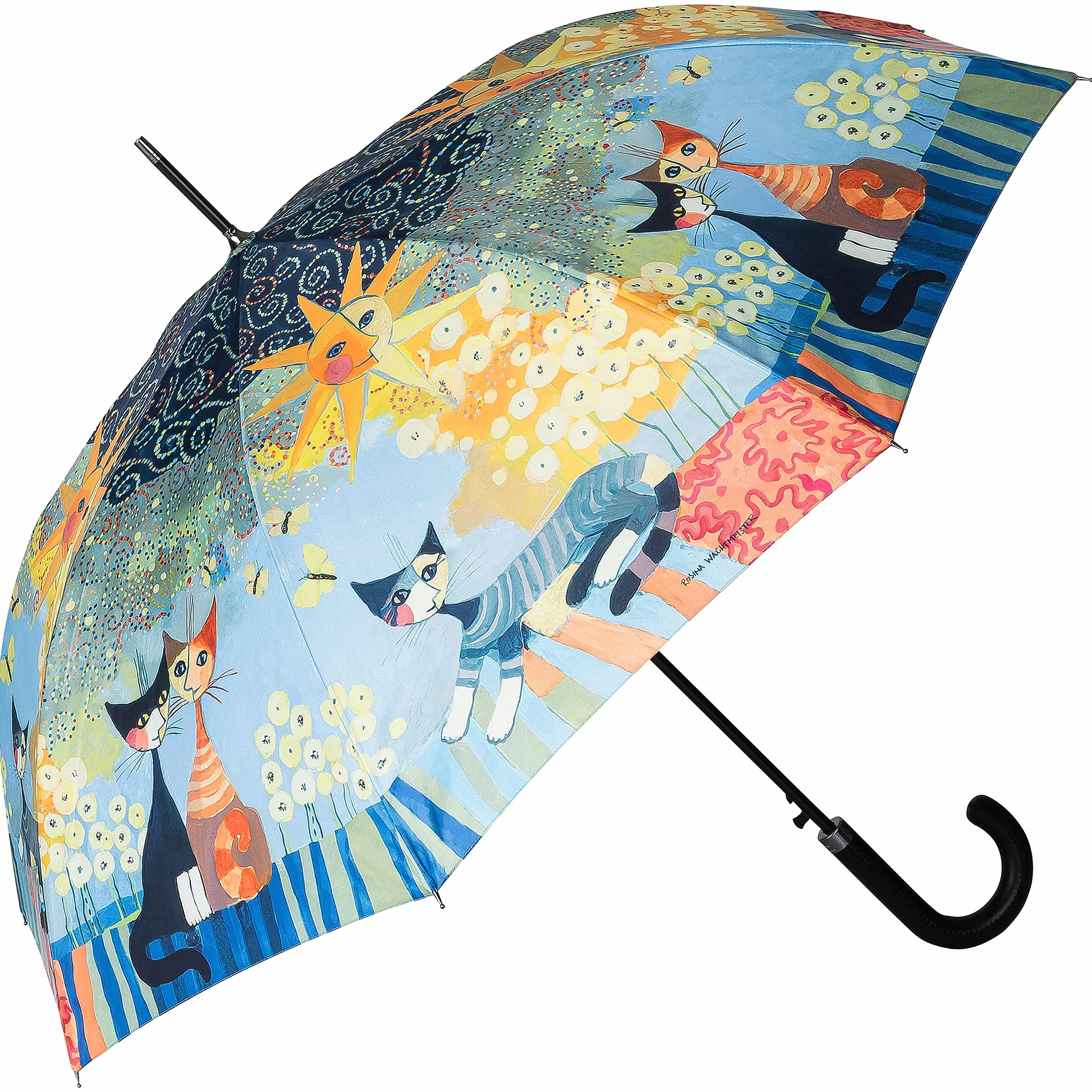 VON LILIENFELD parasol Rosina Wachtmeister Dolce Vita automatyczne otwieranie parasol z trzciny artystycznej stabilny wiatroodporny