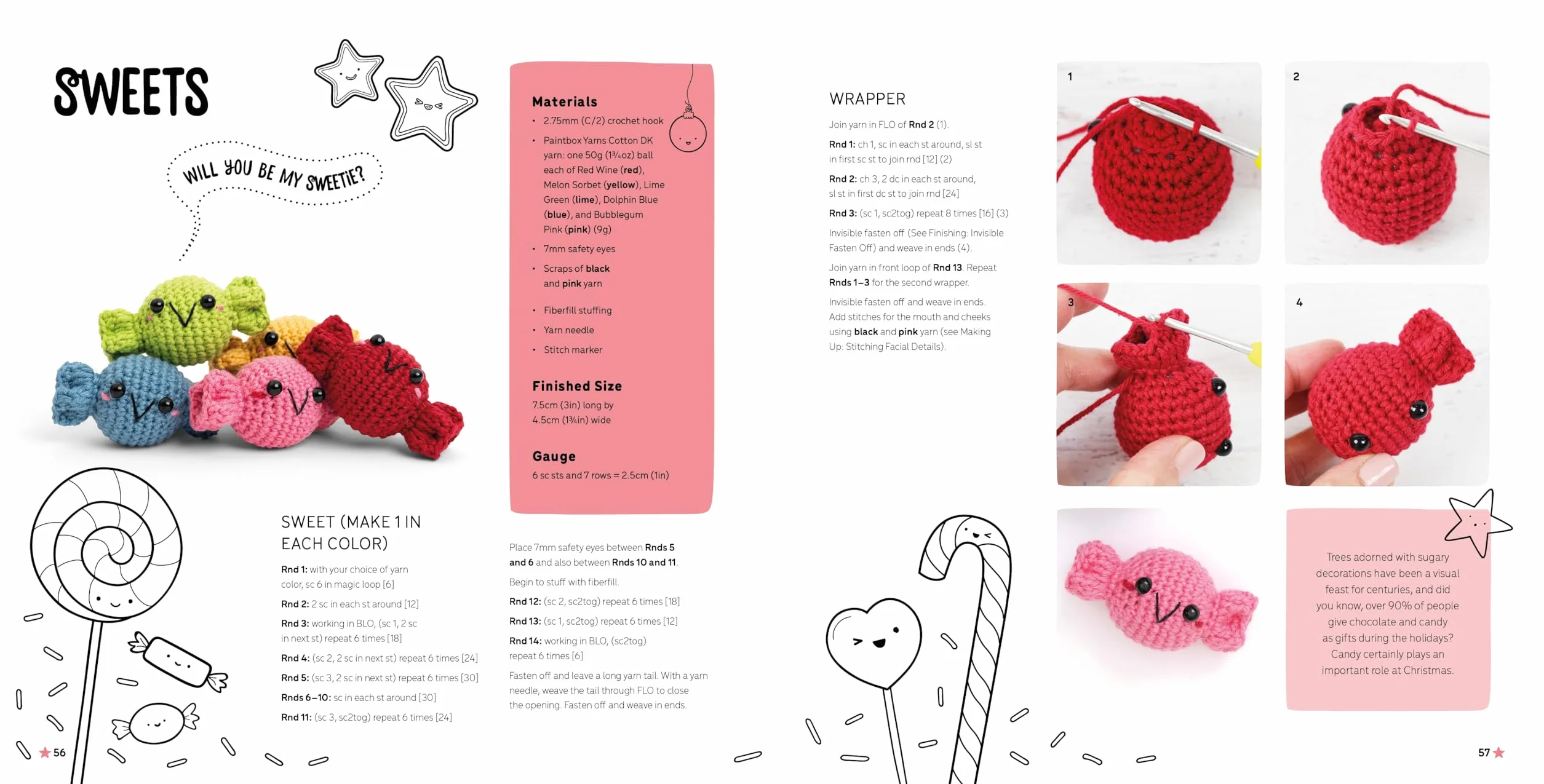 Kawaii Crochet Christmas: 40 Super Cute Amigurumi Patterns for the Festive Season: 3