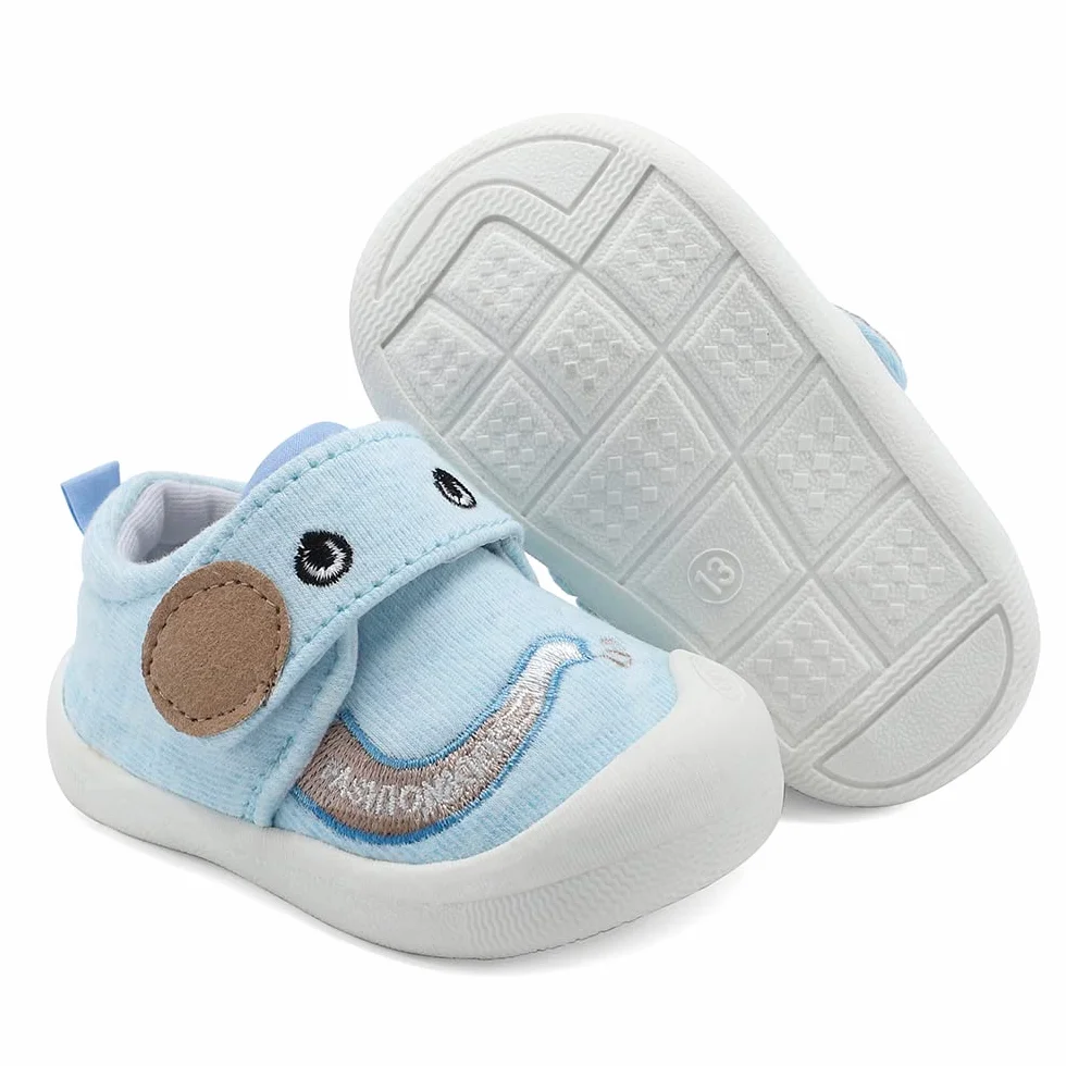 MASOCIO Unisex buty do chodzenia dla chłopców i dziewczynek, kreskówka, niemowlę, gumowe, antypoślizgowe buty do chodzenia