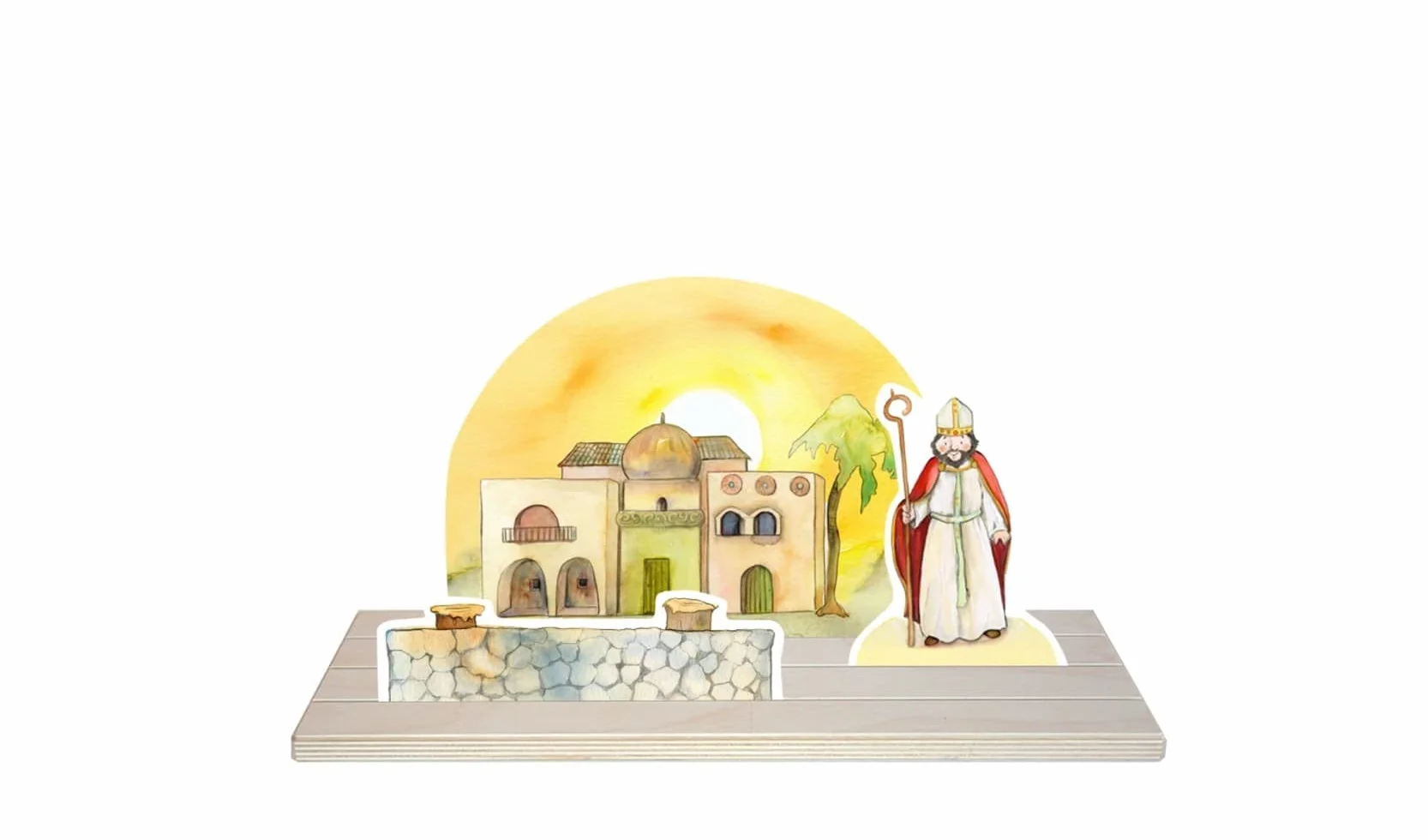 Wundervoller Nikolaus: Ausgestanzte Figuren zum Spielen und Erzählen. Die Nikolaus-Geschichte vom Getreidewunder. Für KITA, Grundschule & Gemeinde.