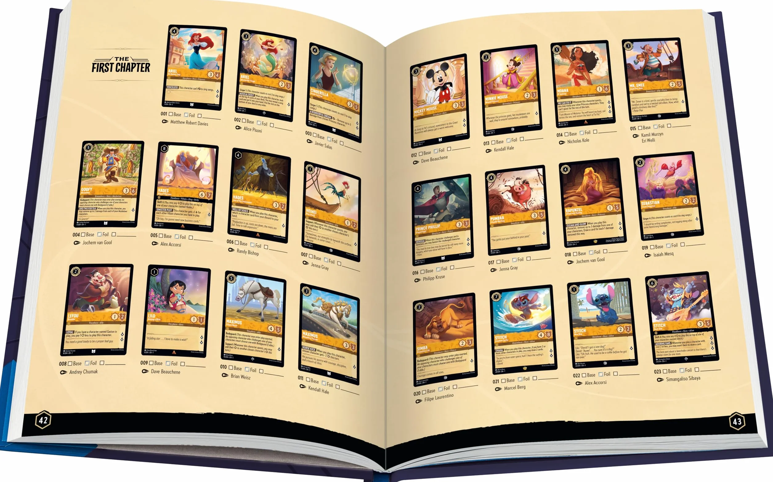 Disney Lorcana Trading Card Game - Official Collector's Guide: Sets 1-4 EN