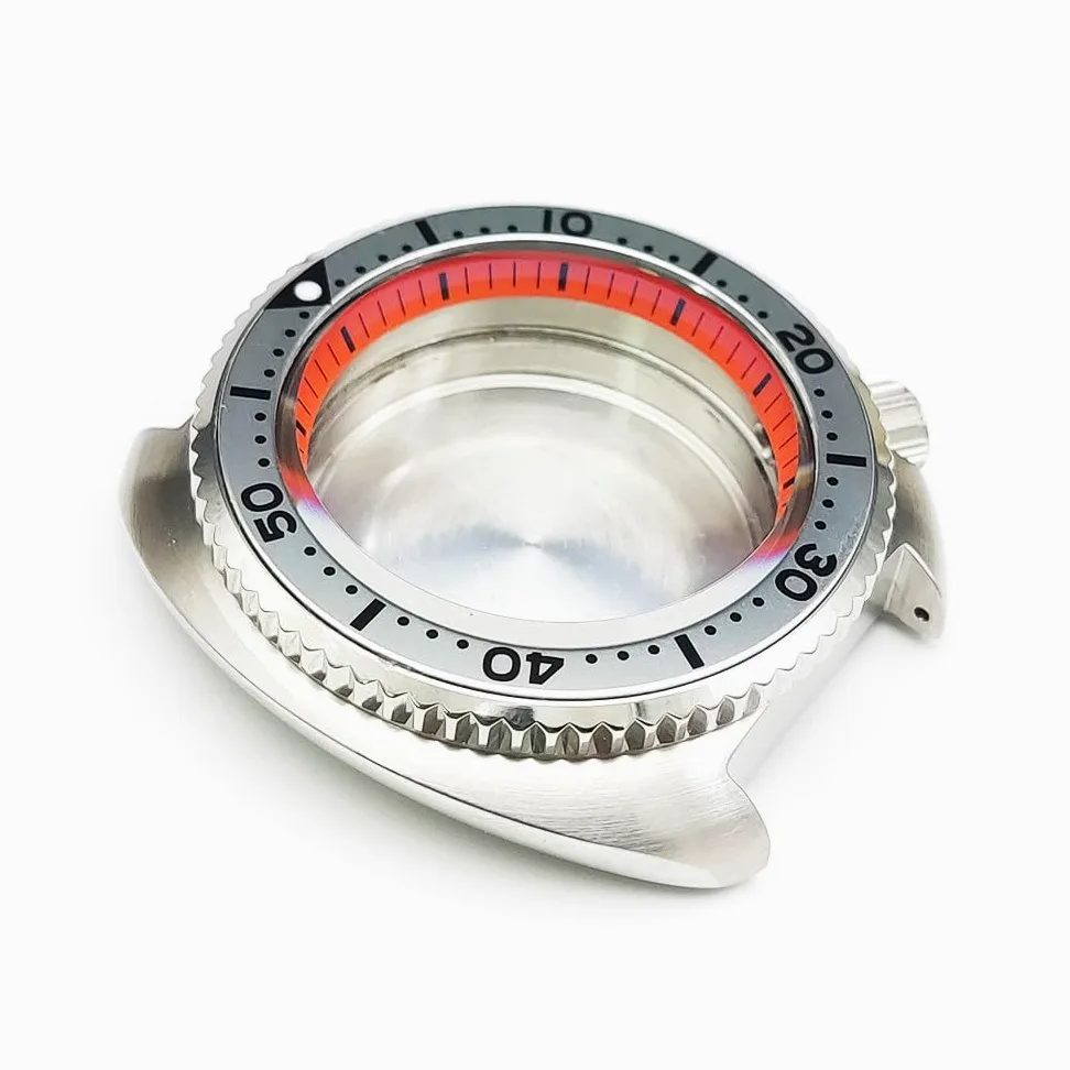 43,5mm Poduszka Koperta Zegarka Kit, 4.2 Korona Pasuje dla NH35 NH36 Mechanizm, Zamiennik Zegarek Modyfikacja Części dla Seiko Prospex Turtle