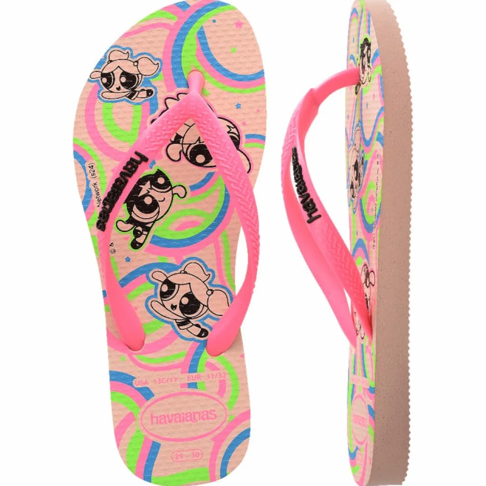 Havaianas Dziewczynki Kids Slim Powerpuff GirlsKlapki