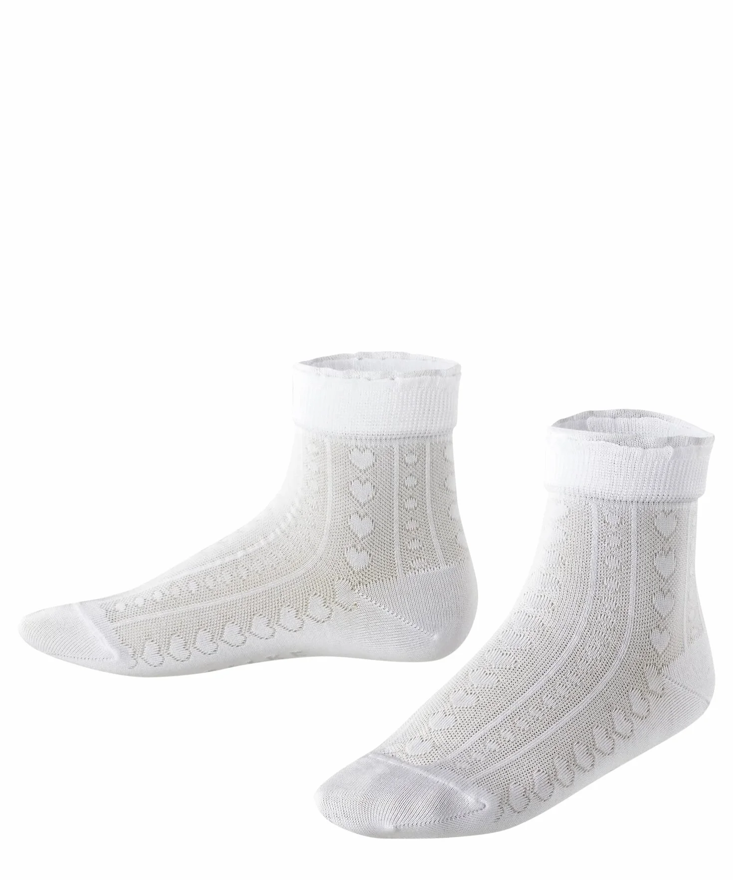 FALKE Uniseks - dzieci Romantic Net jednokolorowe oddychająca bawełna przyjazne dla skóry cienkie eleganckie z falbanką elastyczne na kostce do komunii 1 Para
