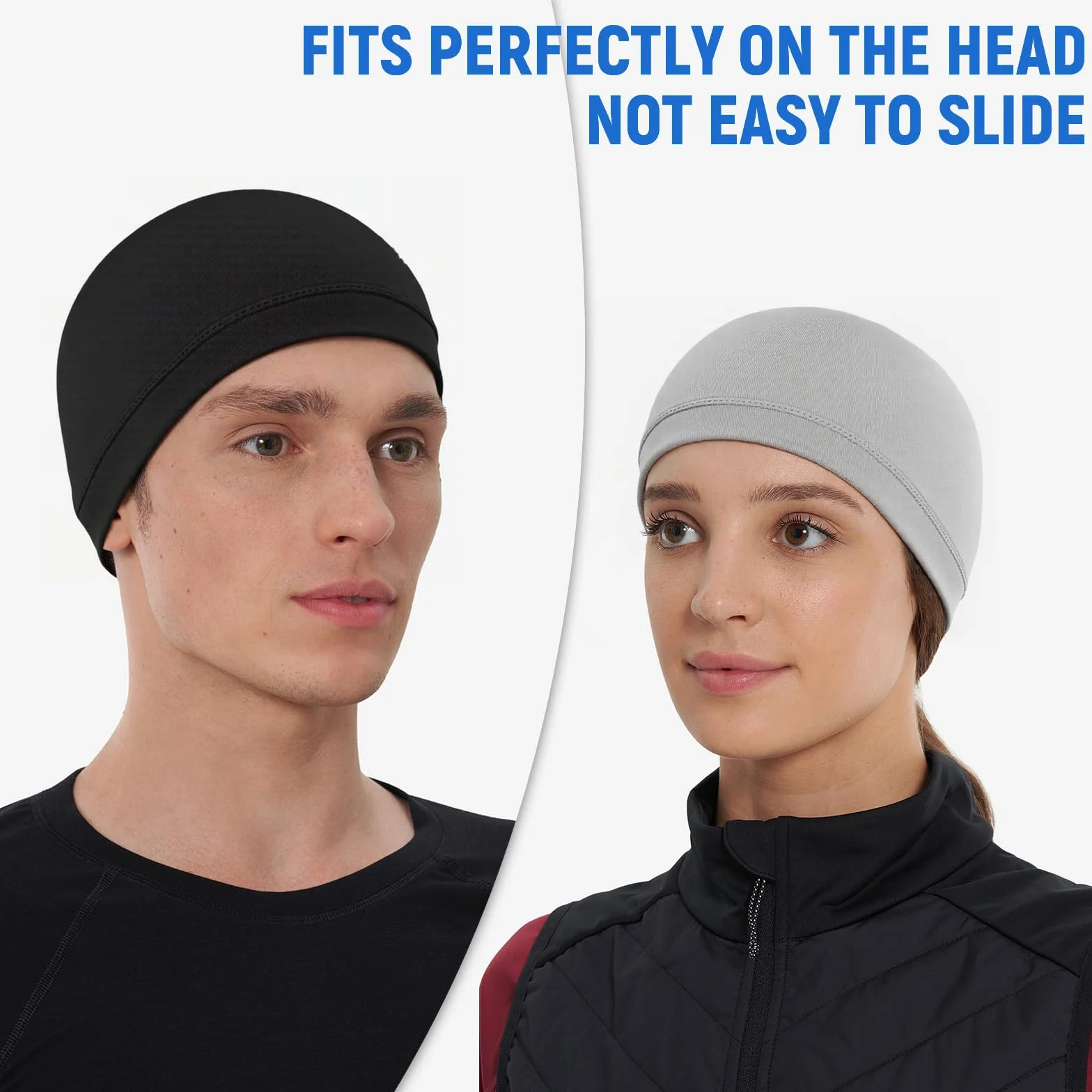 4 szt. Letnie czapki rowerowe, oddychająca letnia czapka pod kask, sucha czapka pod kask, czapka sportowa dla mężczyzn, kobiet, do biegania motocykla roweru sportowego