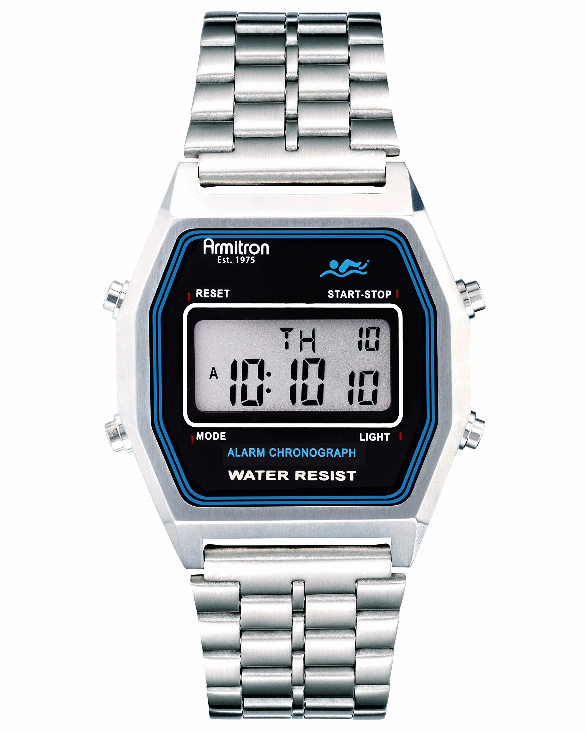 Armitron Sport Retro Digital Chronograph Bracelet Watch