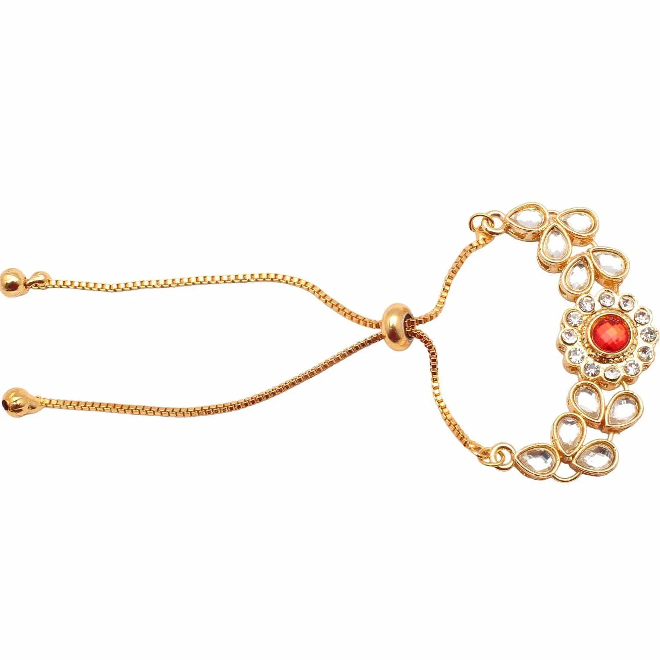 2 designerskie tradycyjne perły i kamienie, wysadzane koralikami zestaw Rakhi dla Bhaiya Bhabhi z opakowaniem Roli Chawal w zestawie do Rakshabandhan Rakhi Combo, zestaw Bhaiya Bhabhi Rakhi
