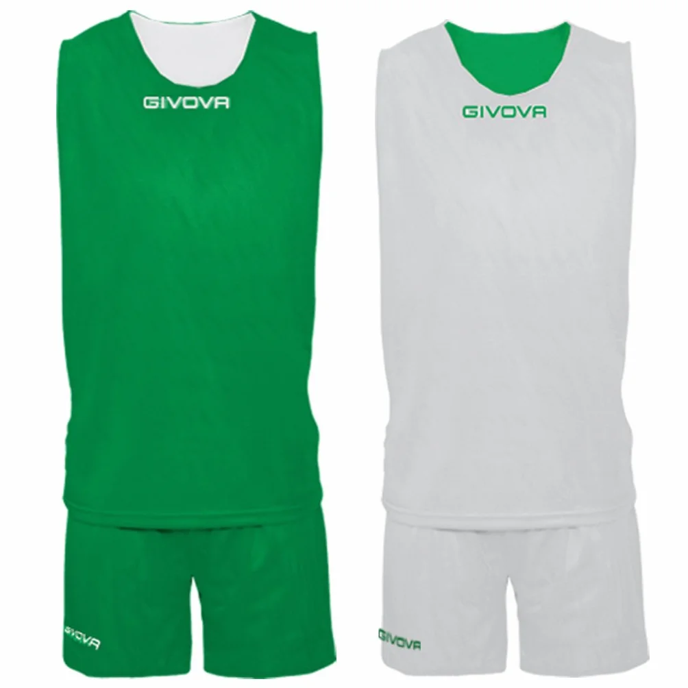 Givova, zestaw double, zielony/biały, M