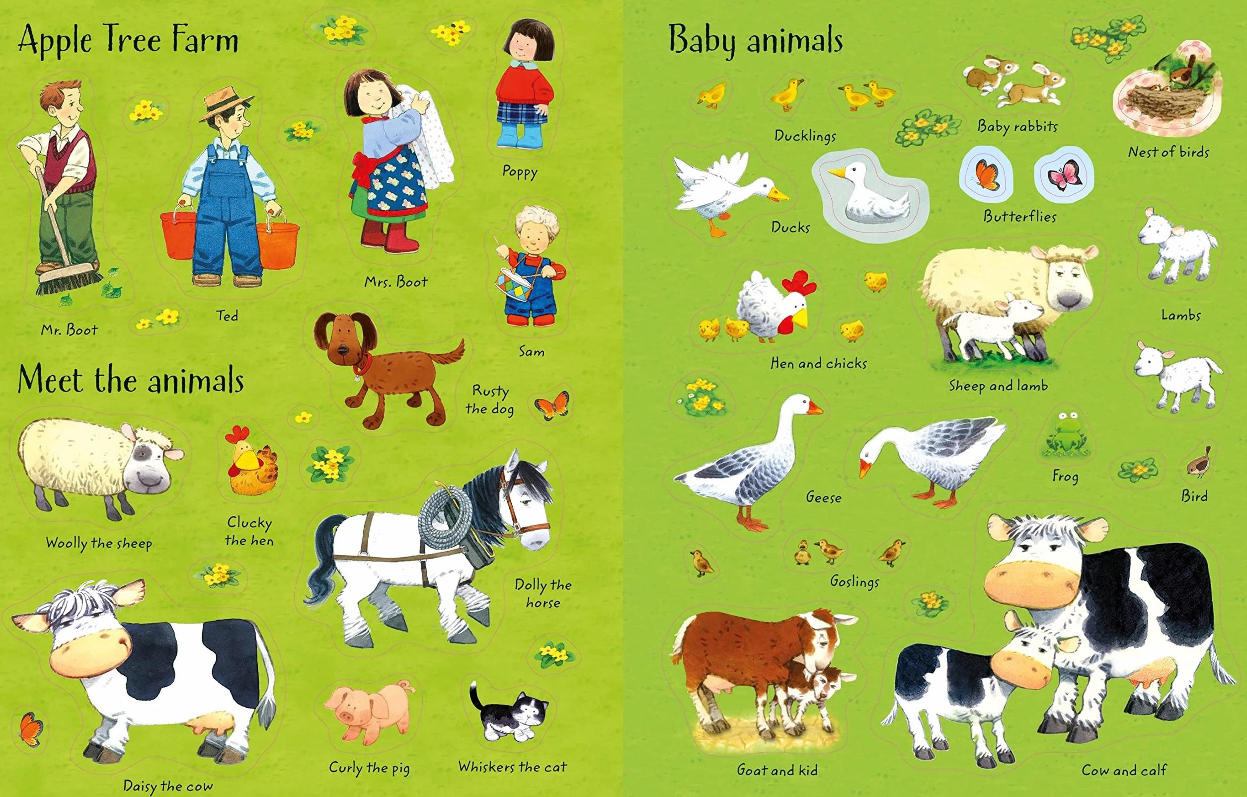 Poppy and Sam's Animals Sticker Book (Farmyard Tales Poppy and Sam): 1