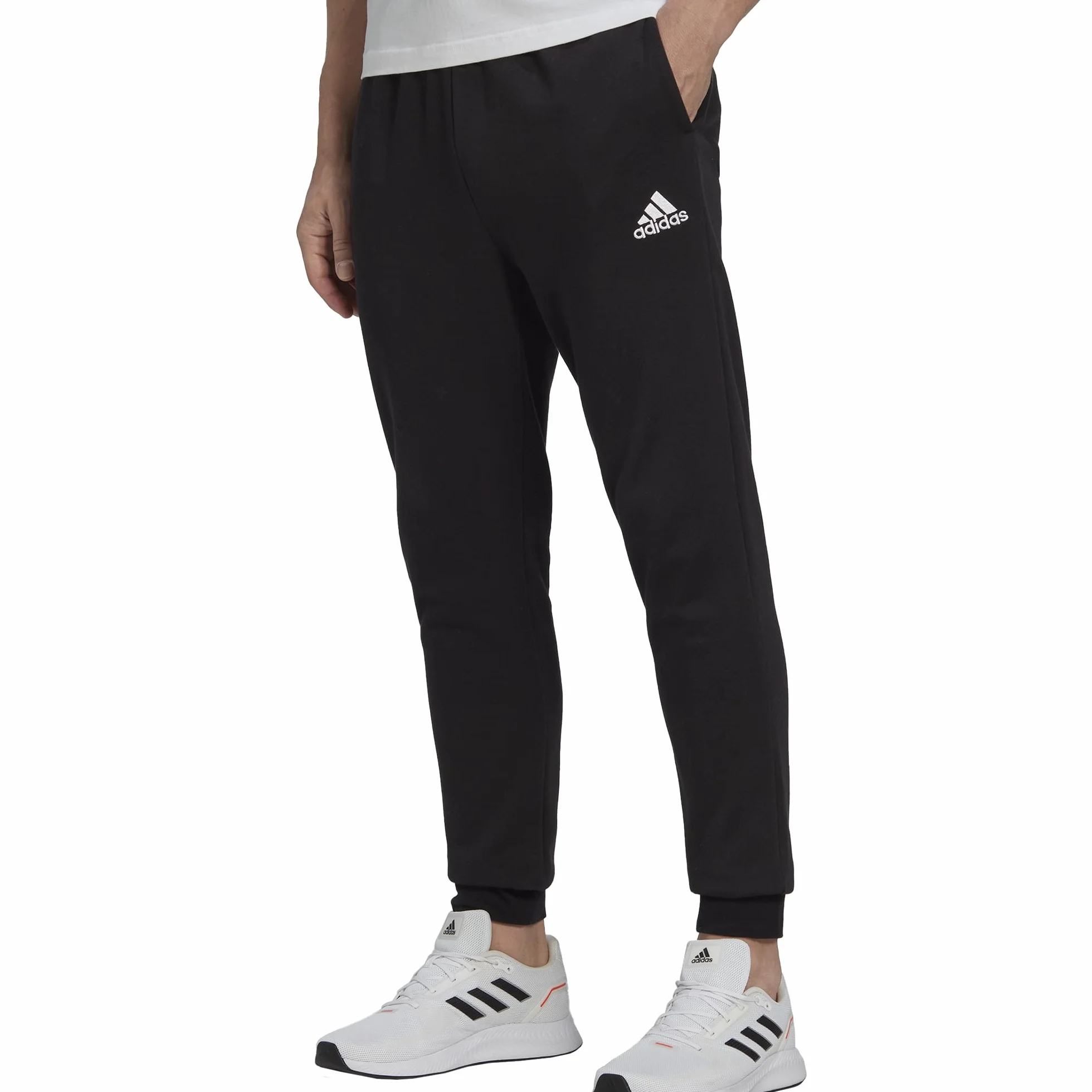 adidas Essentials Fleece Regular Tapered Pants - Spodnie Mężczyźni
