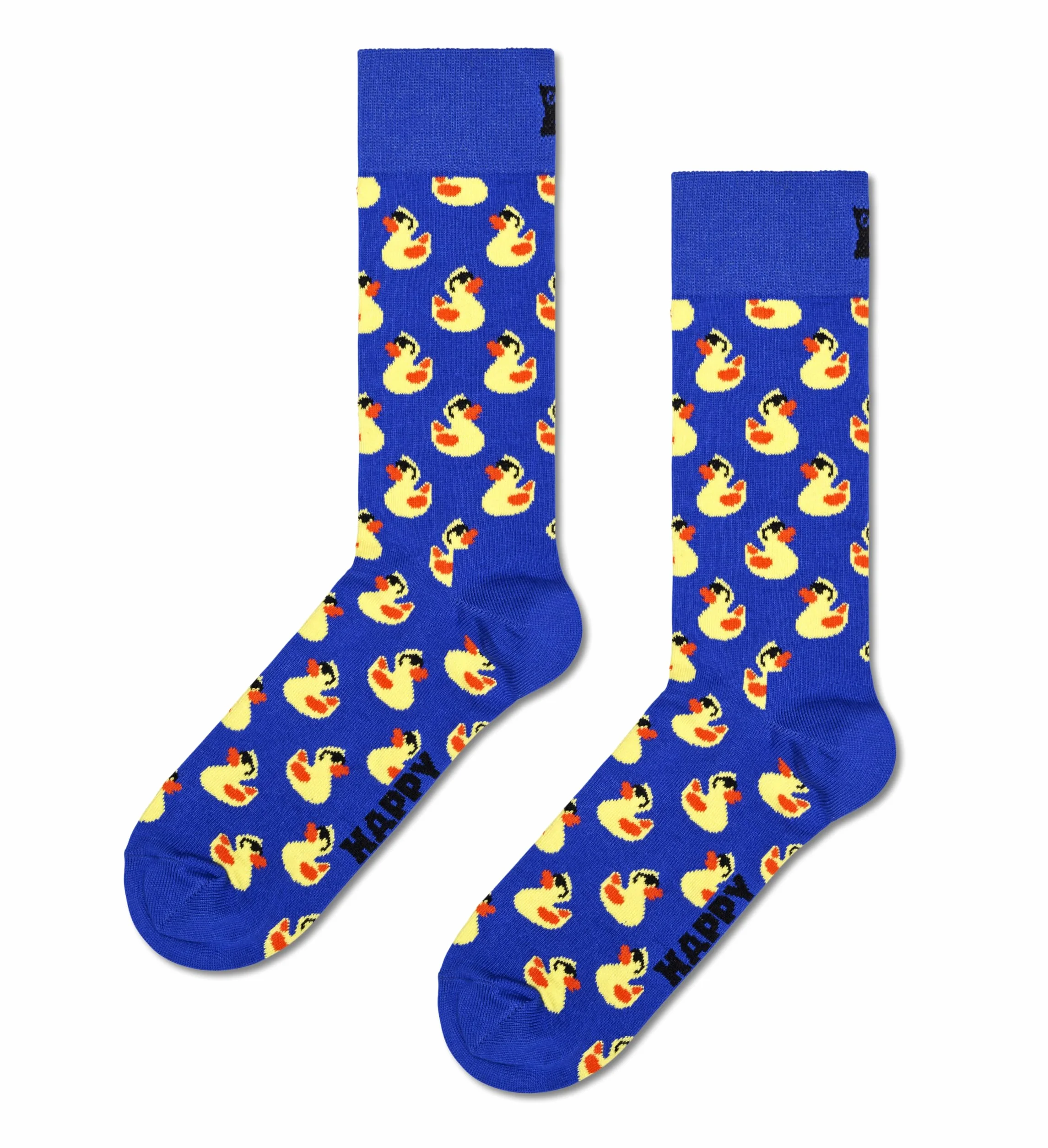 Happy Socks 3-pak gumowych skarpet z kaczką zestaw upominkowy skarpety dla załogi rozmiar 36-40, NIEBIESKI, 36-40