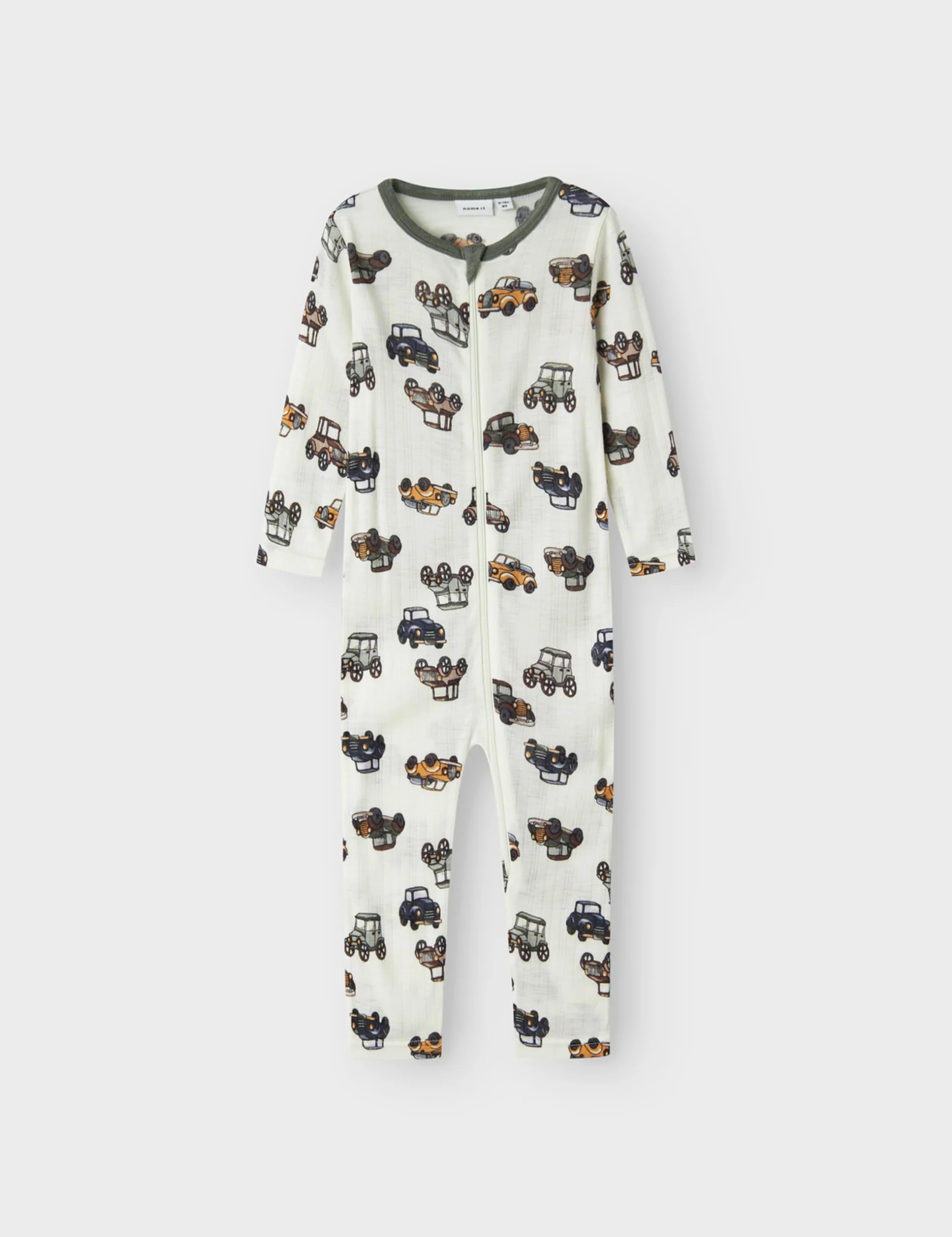 NAME IT Śpiochy Niemowlęta - chłopcy Nbmwang Wool Needle Nightsuit Noos