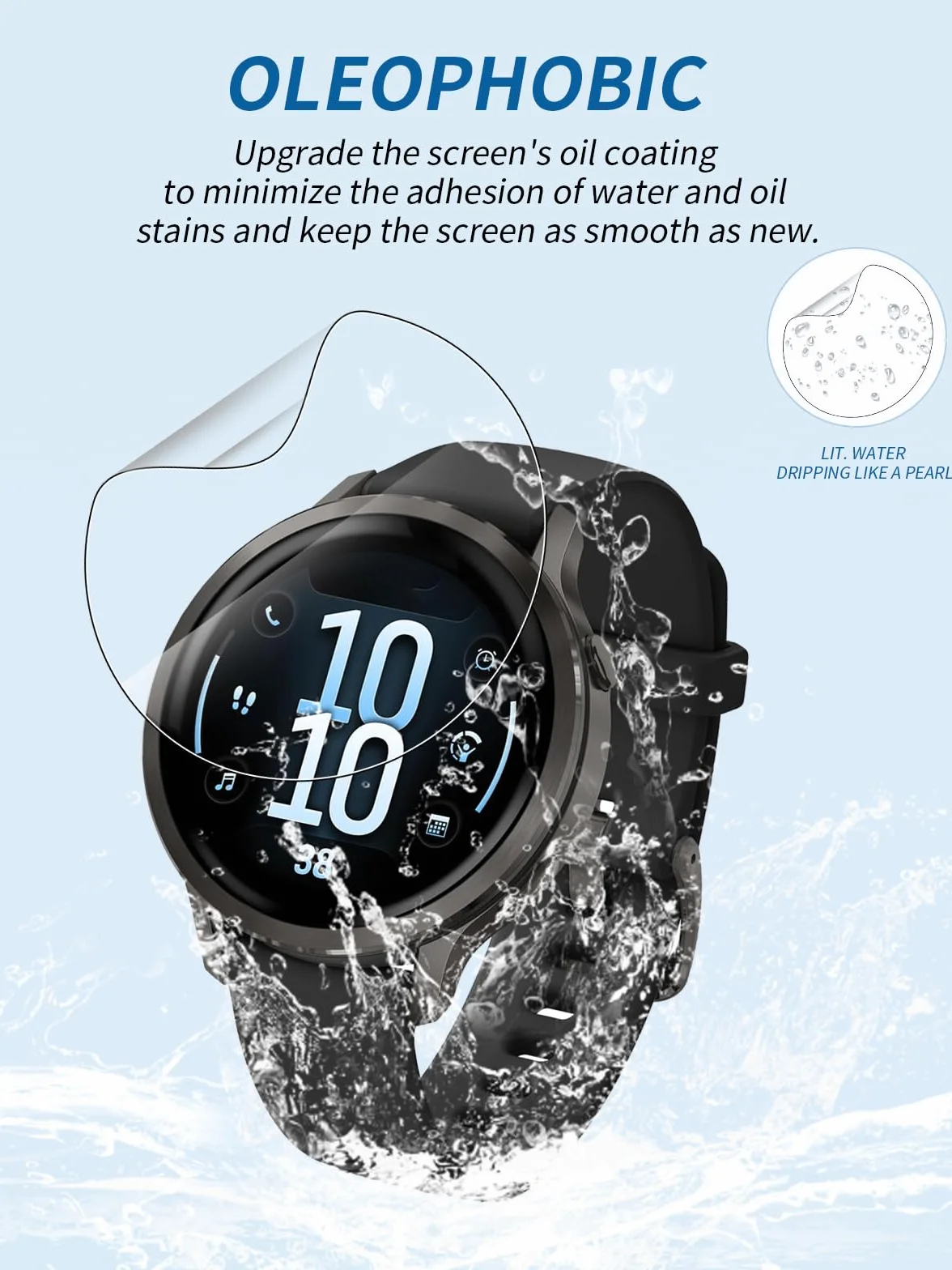 (4 sztuki) folii ochronnej do Garmin Venu 4 41 mm, yystao TPU miękka folia ochronna na wyświetlacz, wysoka rozdzielczość, odporna na zarysowania, wrażliwa na dotyk, ochrona przed odciskami palców