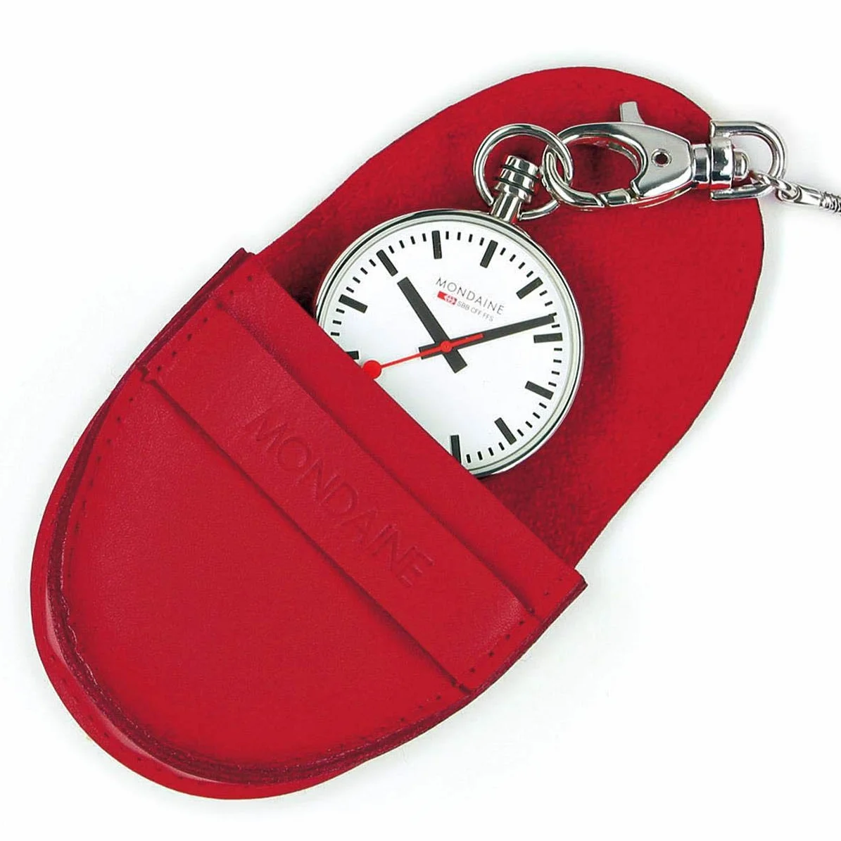 Mondaine Unisex zegarek kwarcowy z wyświetlaczem analogowym z białą tarczą A660.30316.11SBB, Biały/czarny, Zegarek pielęgniarski
