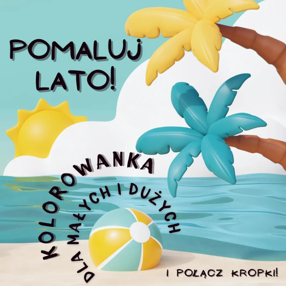 Pomaluj Lato! Kolorowanka dla Małych i Dużych: Łatwa kolorowanka dla dzieci i dorosłych | Duże i proste letnie ilustracje do kolorowania i relaksu | ... kolorowania dla całej rodziny | Łatwe wzory