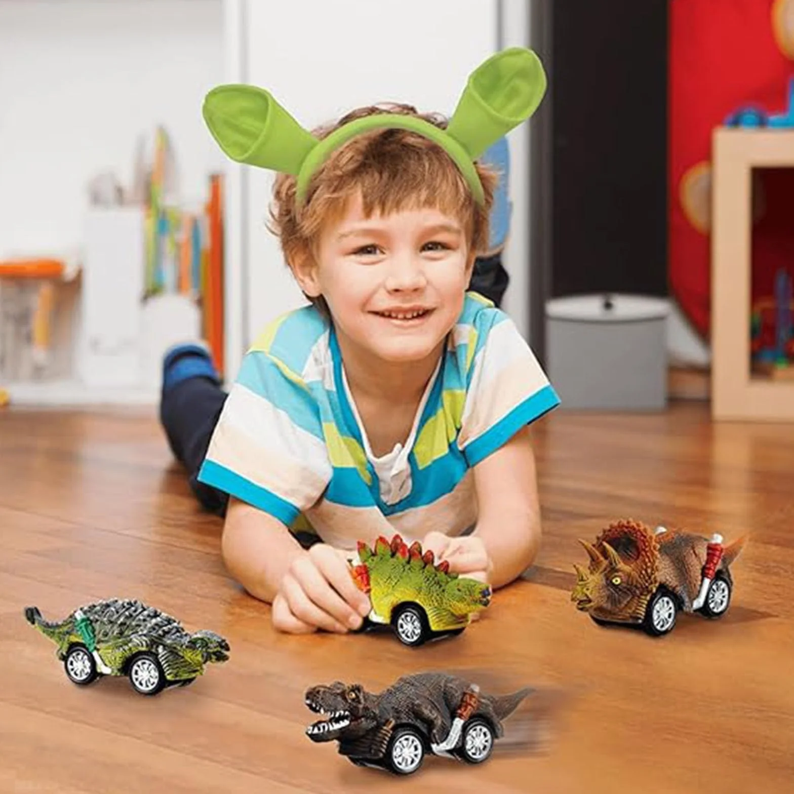 Shrek Ears, uszy dla Shreka, zielona opaska na głowę, opaska na głowę, na Halloween, Boże Narodzenie, przyjęcie, opaska na głowę, uszy zwierzęce, opaska na głowę