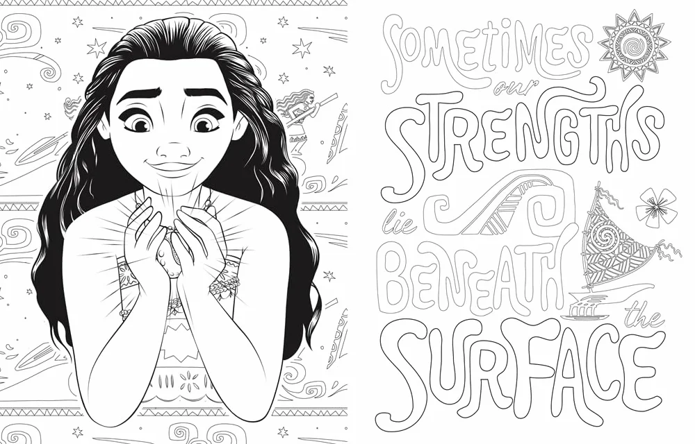 Disney Quotes to Live Your Life By Colouring Book: A collection of inspirational sayings and words of wisdom