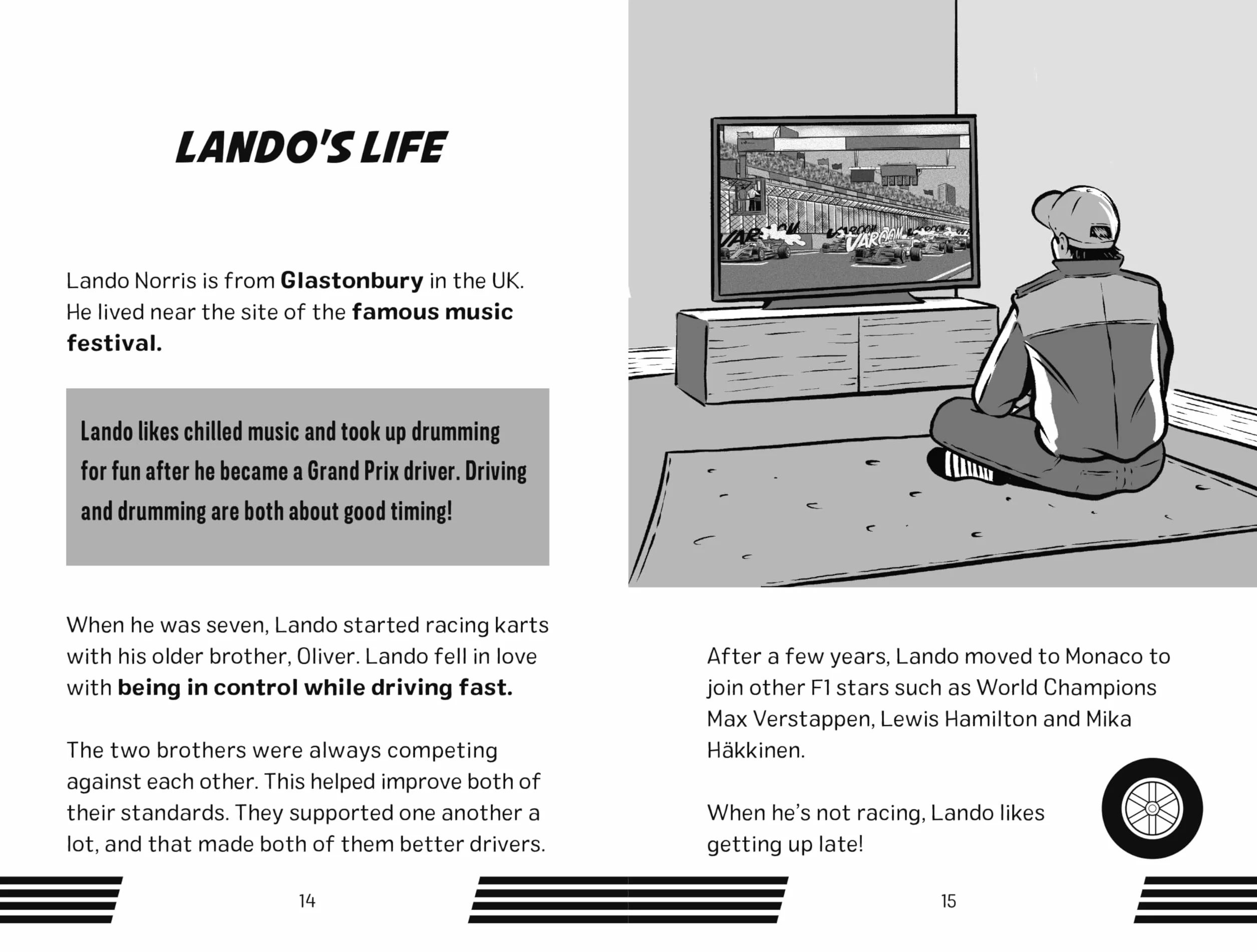 Racing Legends: Lando Norris: 101 Facts about Formula One: 4