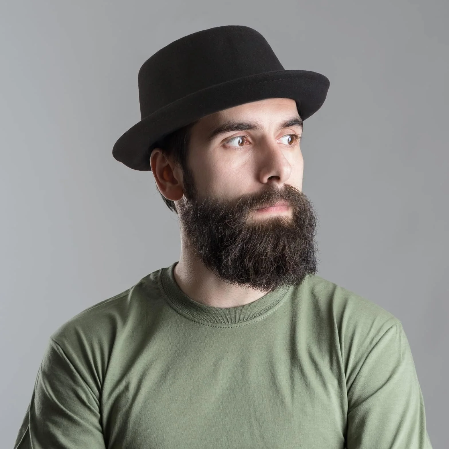 GEMVIE Klasyczny Unisexowy Kapelusz Pork Pie - 100% Wełna, Felt Fedora, Stylowy Trilby, Tradycyjny Fason